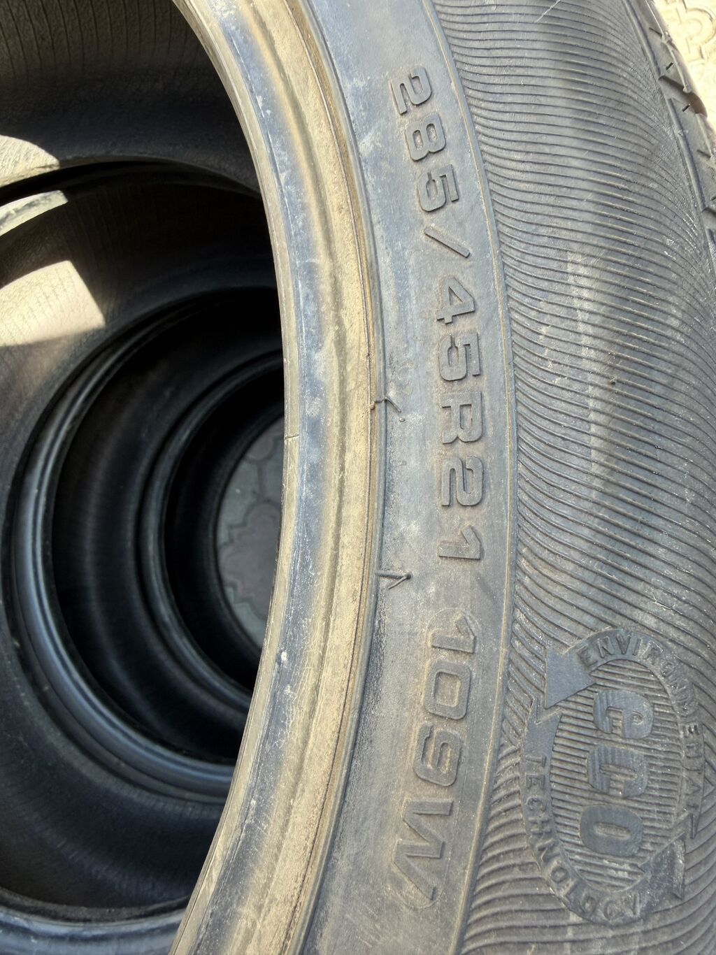 Шины 285 / 45 / R 21, Лето, Б/у, Комплект, Легковые, GoodYear: фото 3