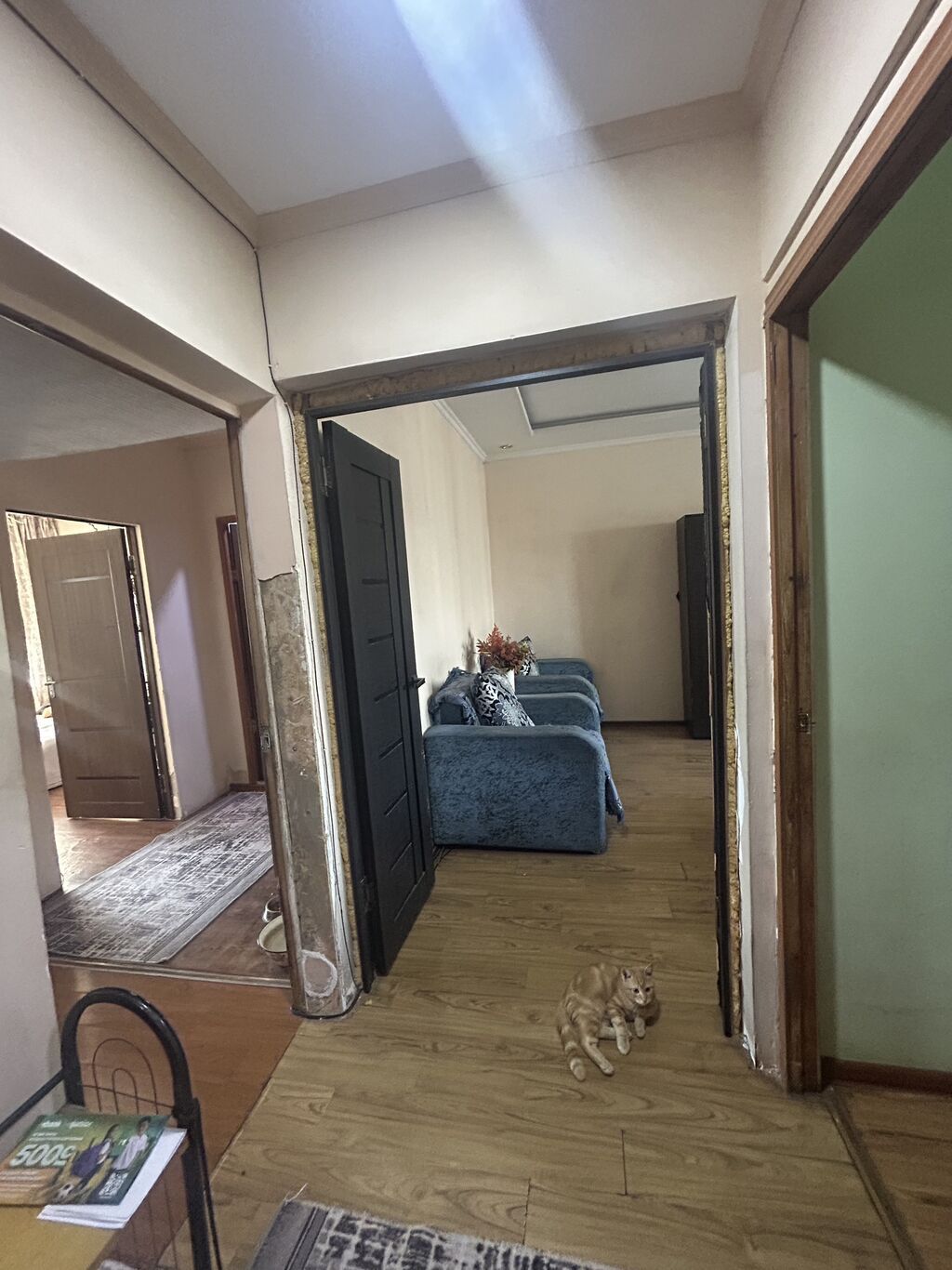 3 комнаты, 64 м², Аламедин-1 мкр 106 серия, 9 этаж, Косметический ремонт: фото 5