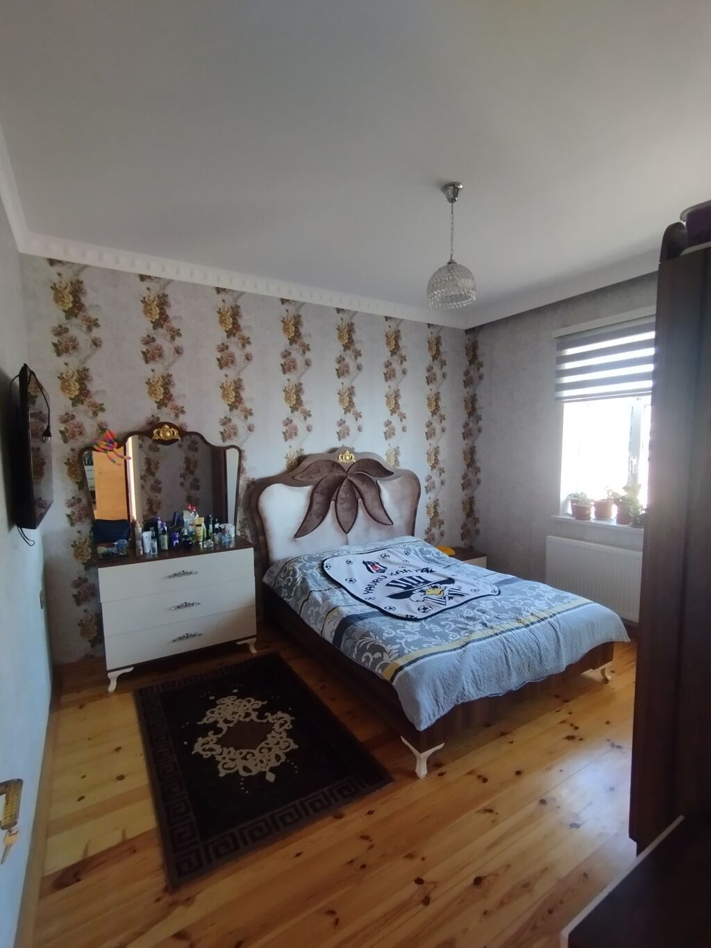 3 otaqlı, 85 kv. m, Yeni təmirli