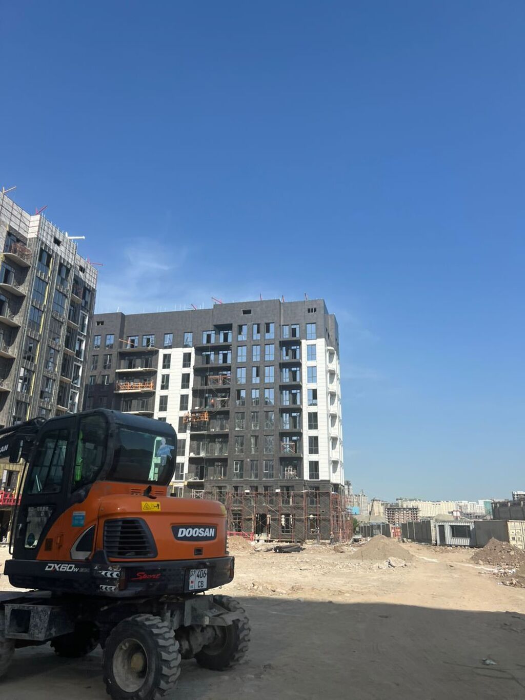 2 комнаты, 80 м², Асанбай мкр Элитка, 9 этаж, ПСО (под самоотделку): фото 2