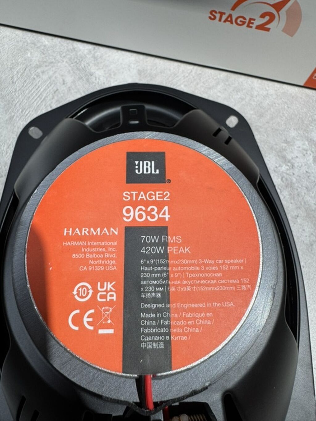 Овалы JBL Stage2 9634 оригинал! Басовитые Динамики с чистым: фото 2