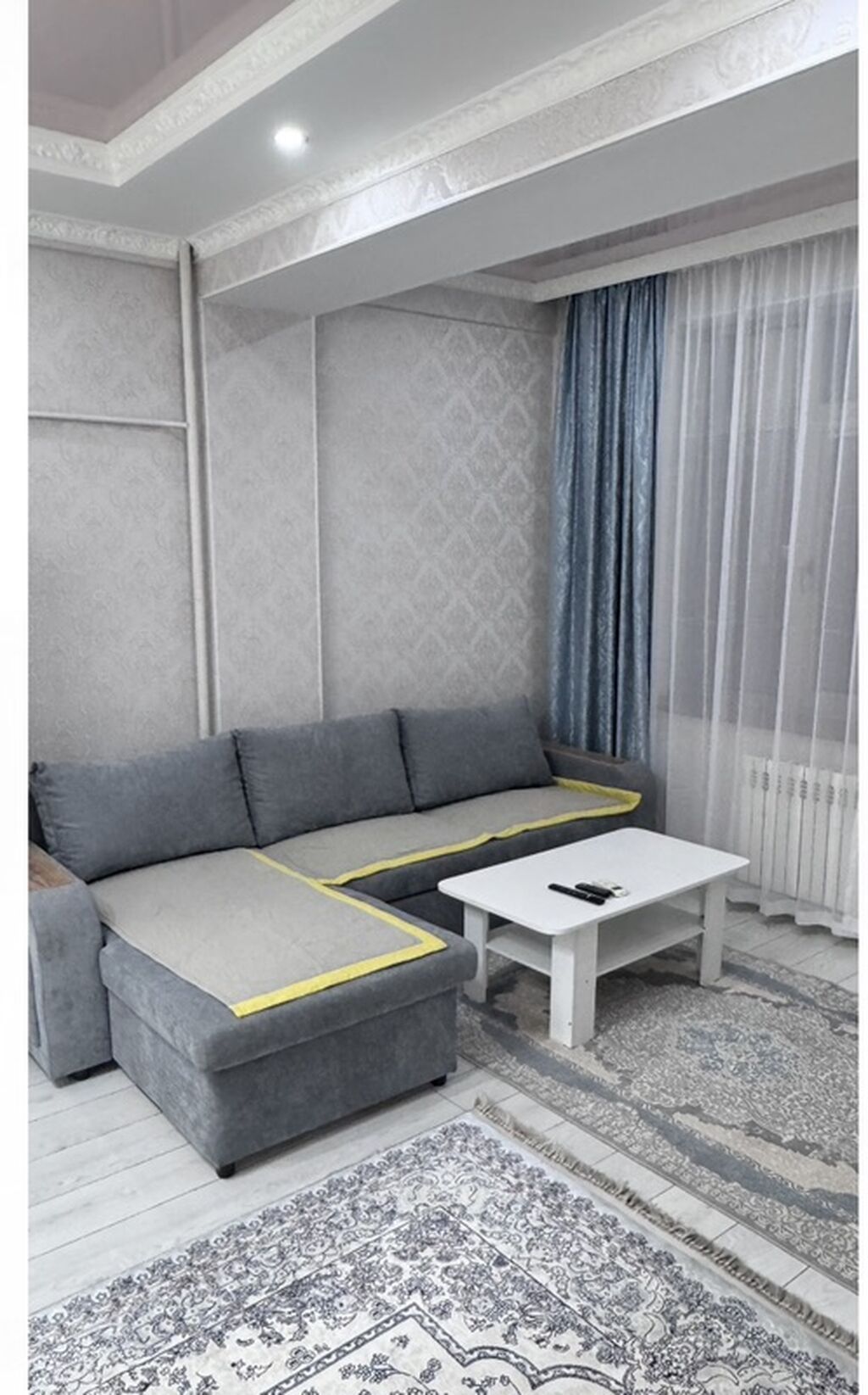 1 комната, 60 м², Бишкек Парк ТРЦ Элитка, 7 этаж, Евроремонт: фото 2