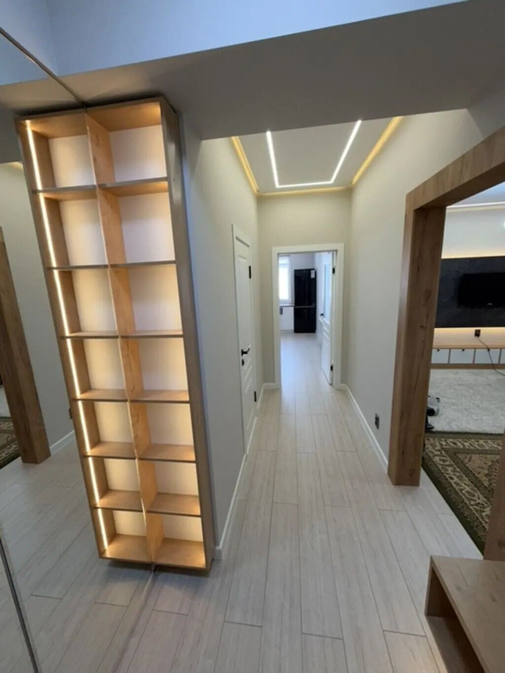 2 комнаты, 55 м², ул. Ахунбаева / Чапаева Элитка, 8 этаж, Дизайнерский ремонт: фото 3