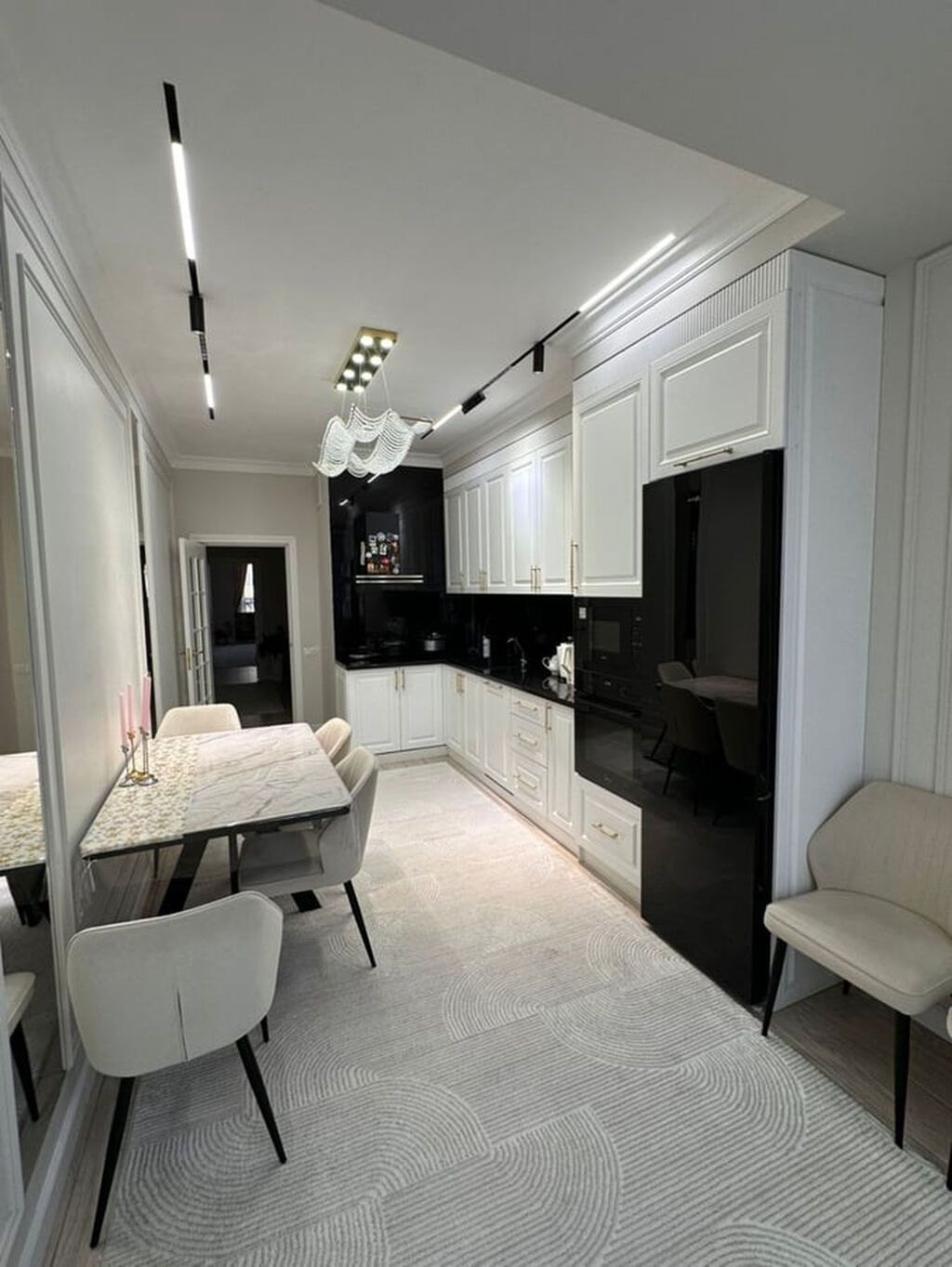 3 комнаты, 109 м², Асанбай мкр Элитка, 14 этаж, Свежий ремонт: фото 2