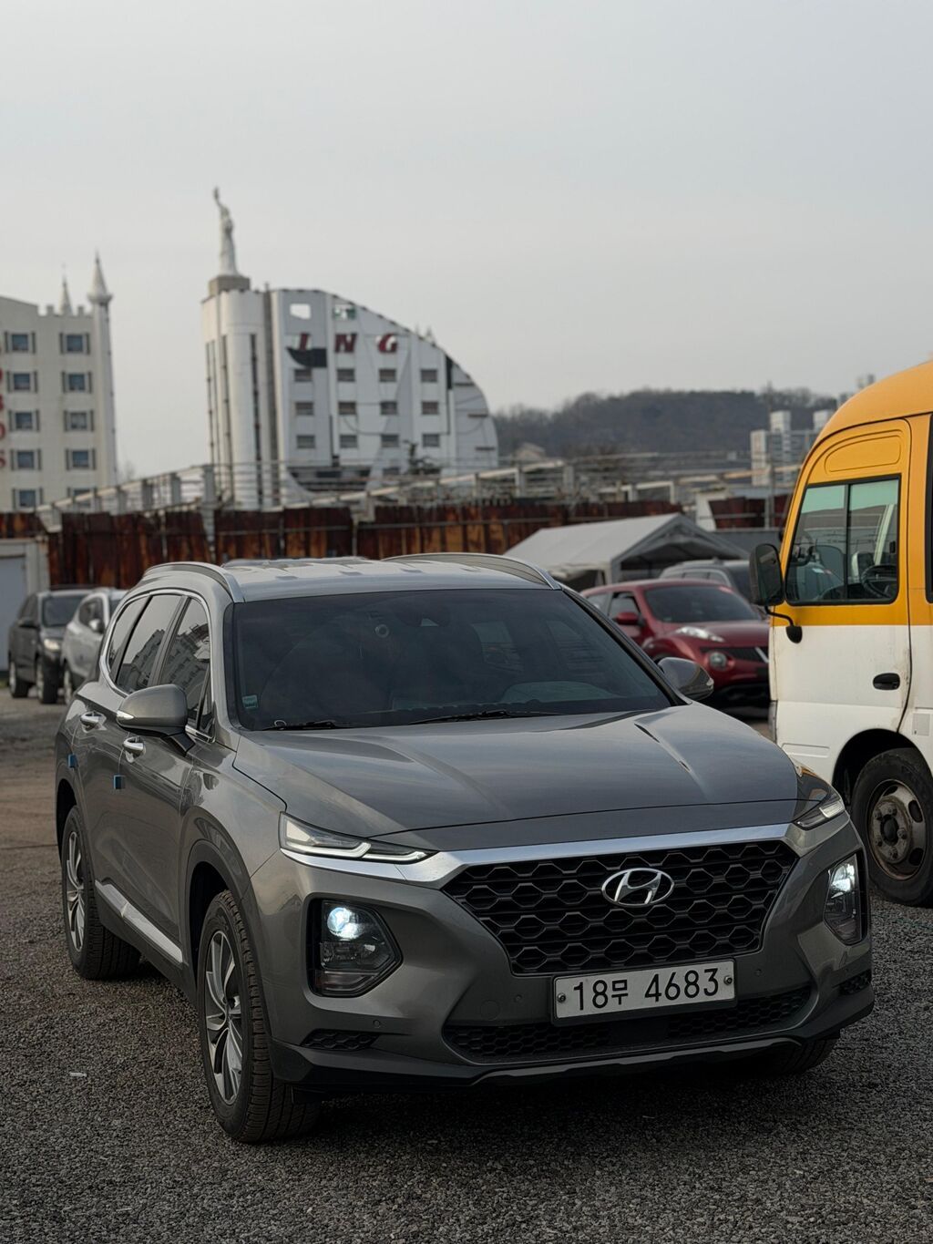 Hyundai Santa Fe: 2019 г., 2.2 л, Автомат, Дизель, Кроссовер: фото 2