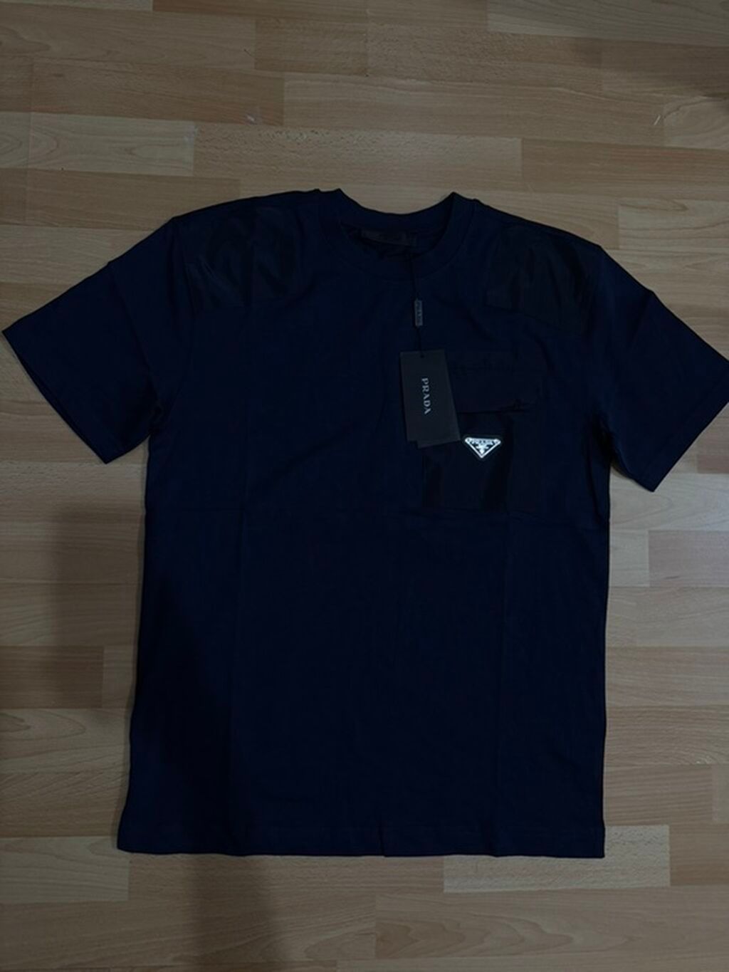 Мужская футболка, M, S, XL, Prada, Новый, цвет - Голубой, Самовывоз: фото 1