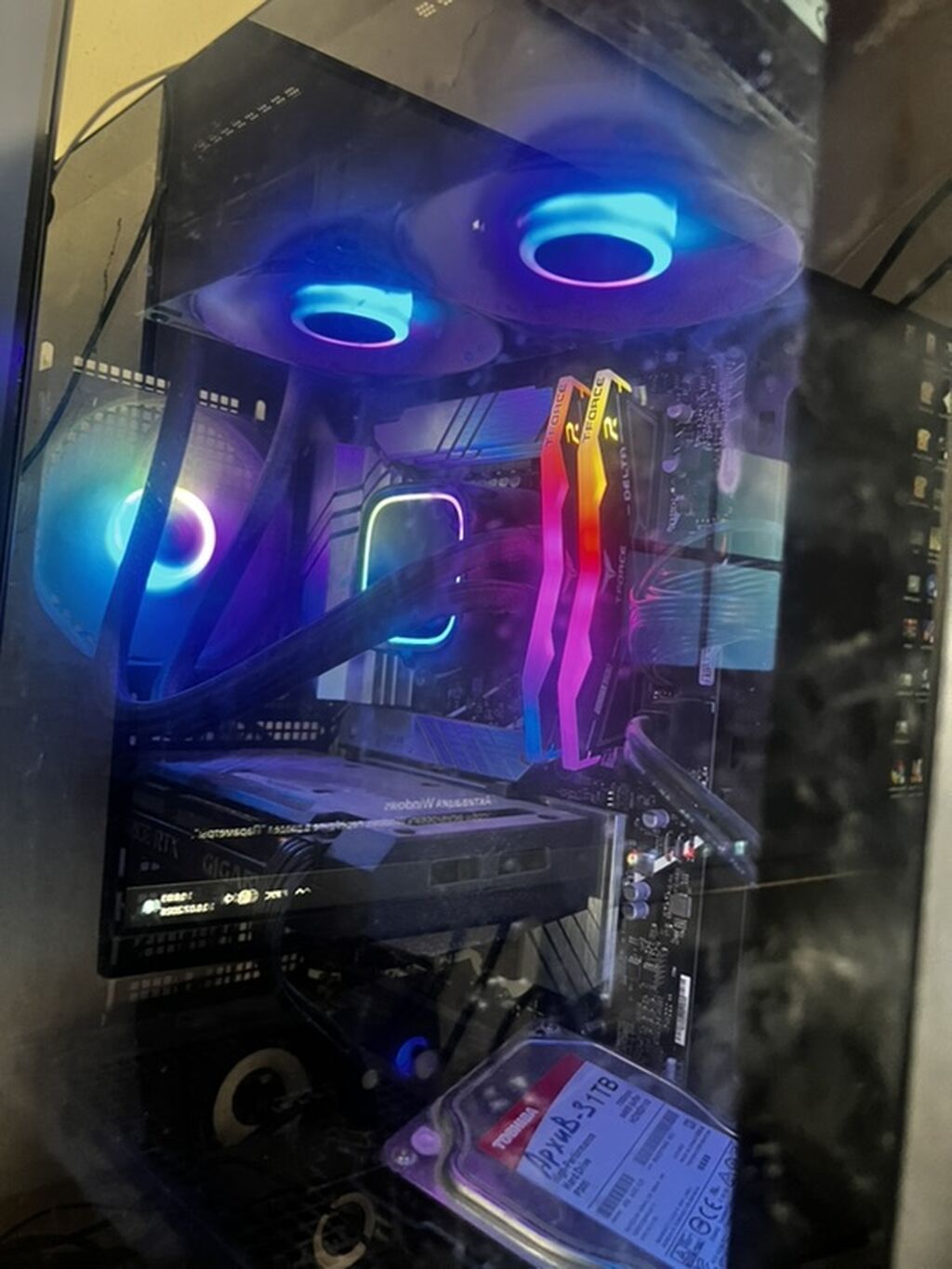 Компьютер, ОЗУ 32 ГБ, Игровой, Б/у, Intel Core i7, HDD + SSD: фото 3