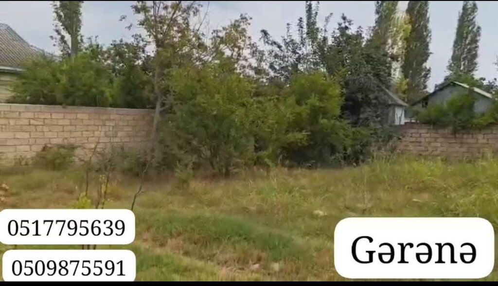 Evin torpaq sahəsi 7sot 15sent. kürsüyə qədər 5 daş qoşa hörülüb. cəm