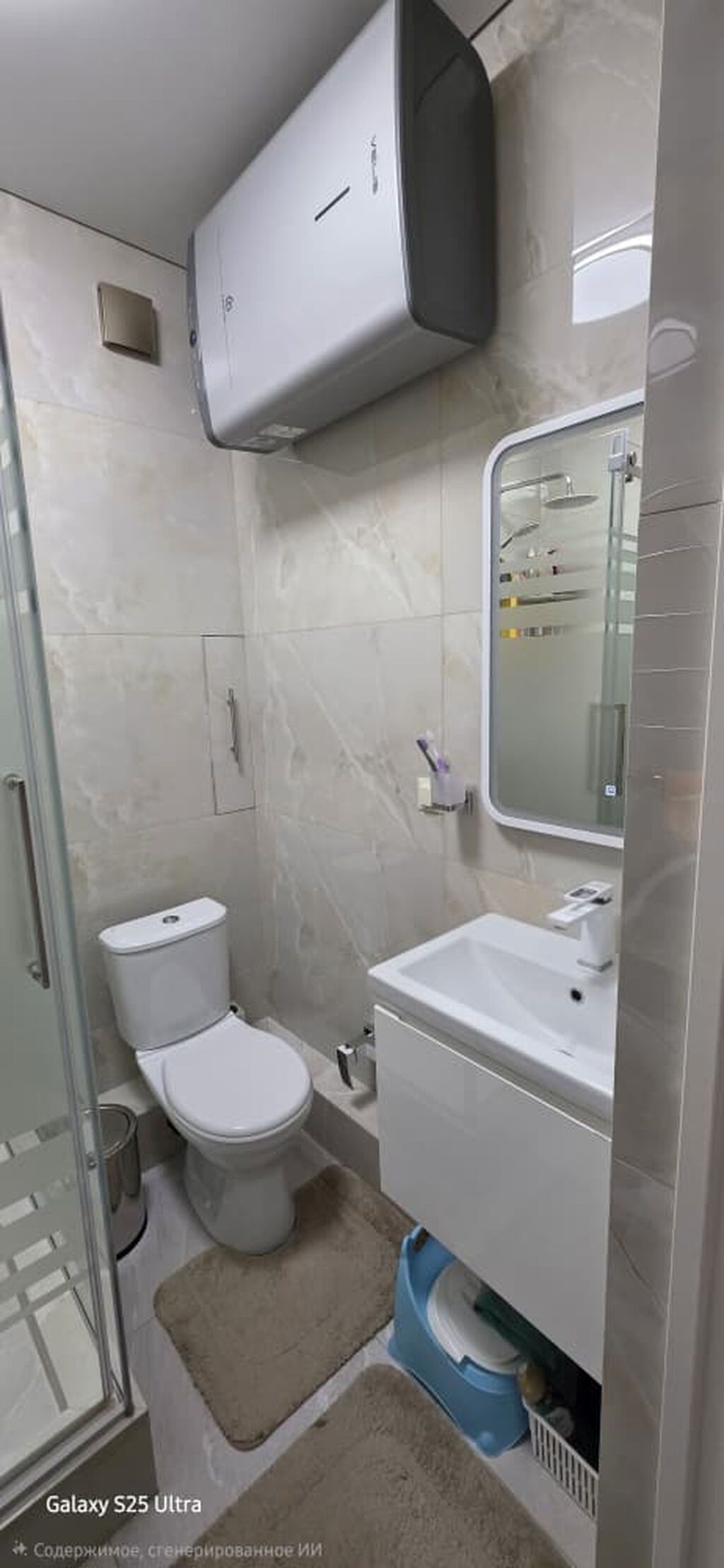 1 комната, 48 м², Асанбай мкр 108 серия, 9 этаж, Евроремонт: фото 4
