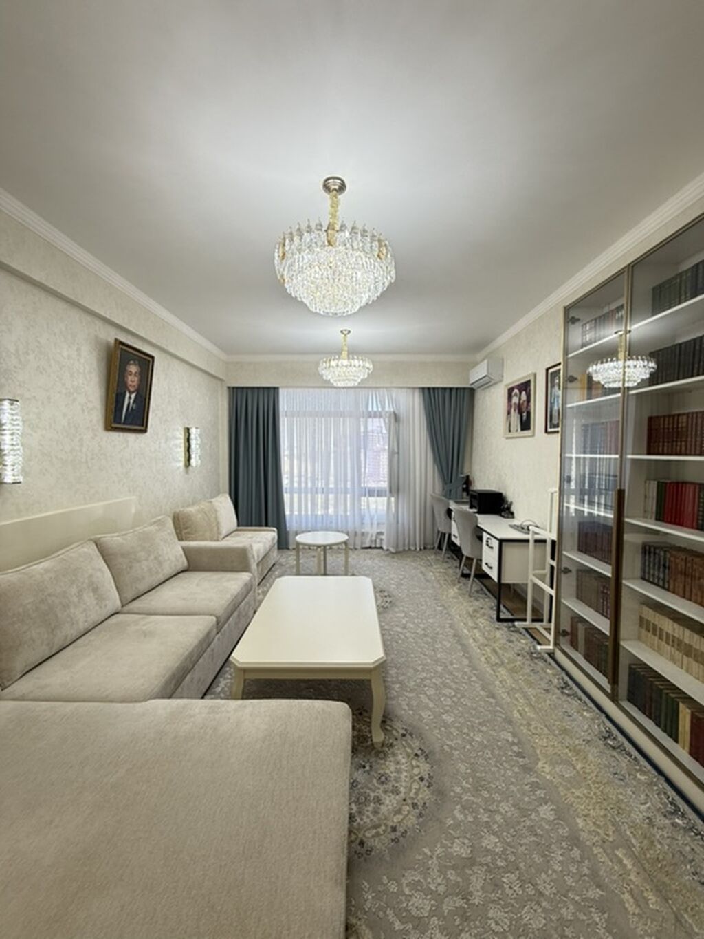 3 комнаты, 105 м², Элитка, 9 этаж, Евроремонт: фото 1
