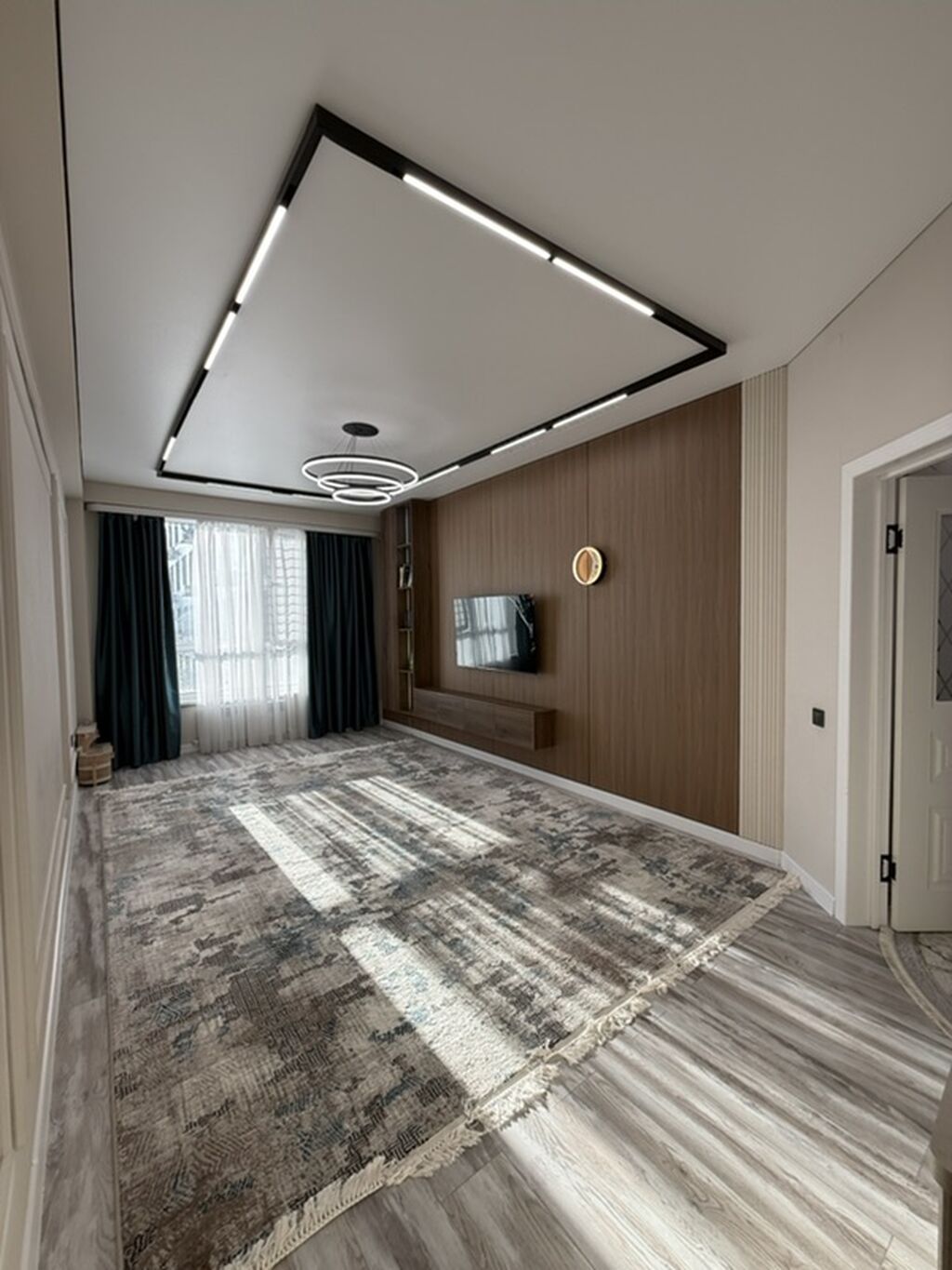 2 комнаты, 72 м², Кок-Жар ж/м Элитка, 3 этаж, Дизайнерский ремонт: фото 1