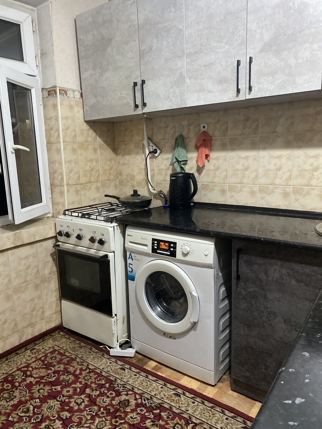 2 комнаты, 44 м², Кок-Жар мкр 104 серия, 4 этаж, Старый ремонт: фото 7