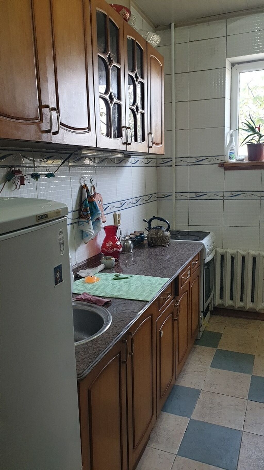 3 комнаты, 70 м², Пишпек 105 серия, 3 этаж, Косметический ремонт: фото 5