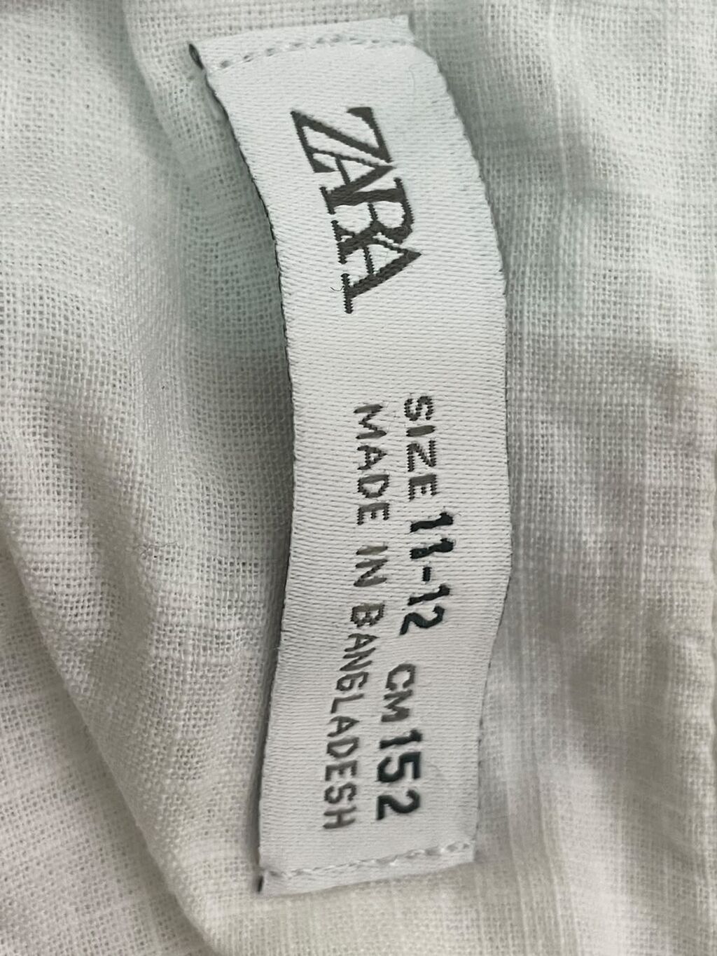 Набор белых рубашек для мальчика: 1) Рубашка Zara - Размер: 11–12 лет: фото 2