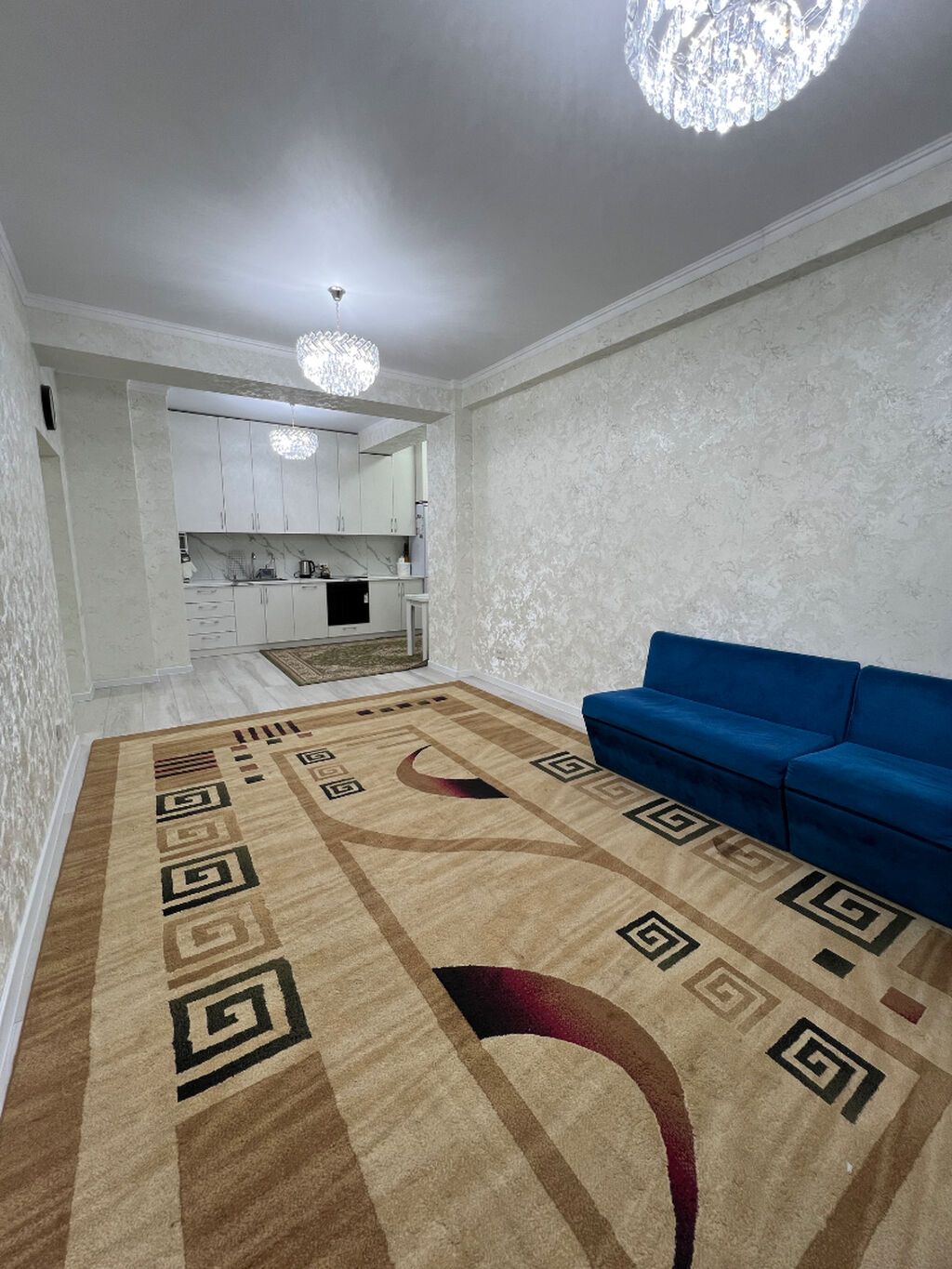 2 комнаты, 64 м², Асанбай мкр Элитка, 6 этаж, Евроремонт: фото 2