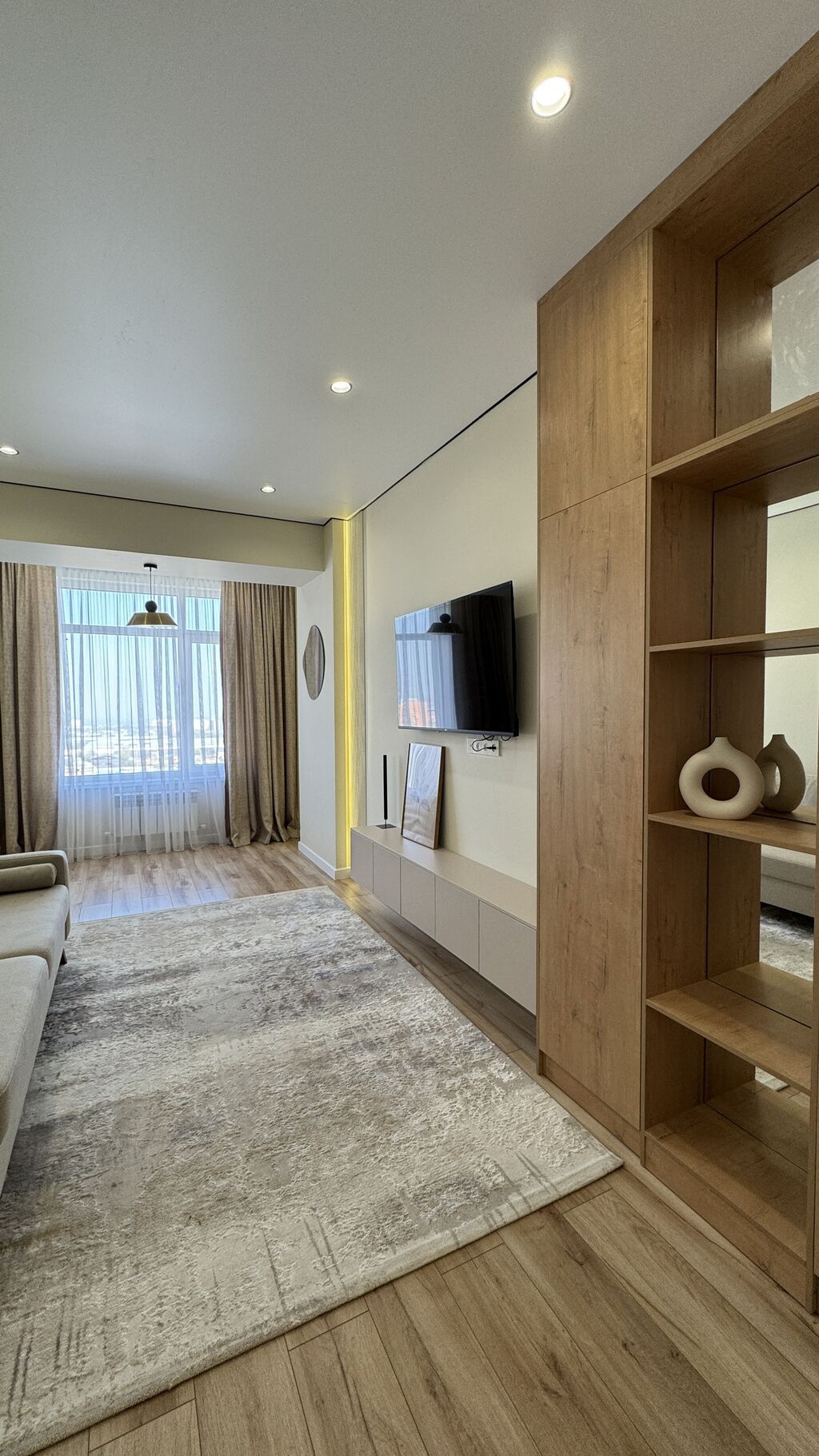 3 комнаты, 88 м², Тунгуч мкр Элитка, 10 этаж, Дизайнерский ремонт: фото 2