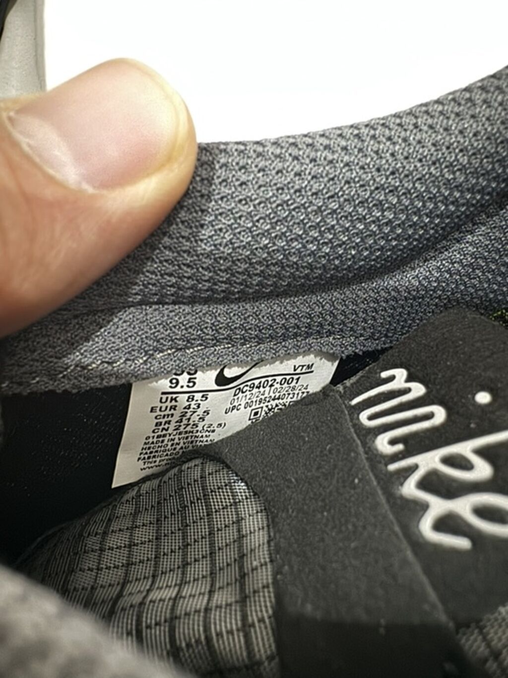 Мужские кроссовки, 43, Nike, Новый, цвет - Черный, Самовывоз: фото 5