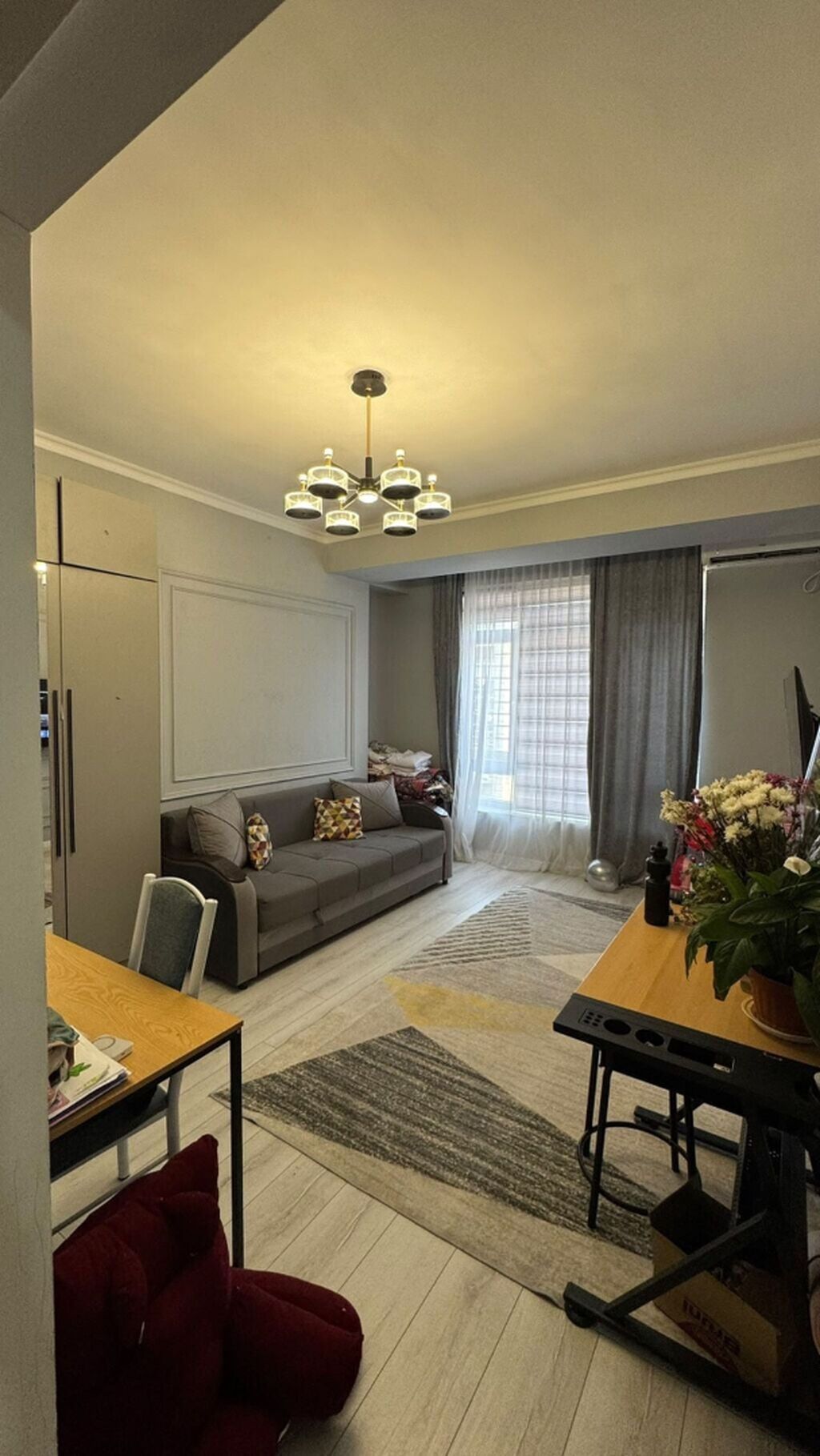 1 комната, 40 м², Джал-15 Элитка, 11 этаж, Евроремонт: фото 1