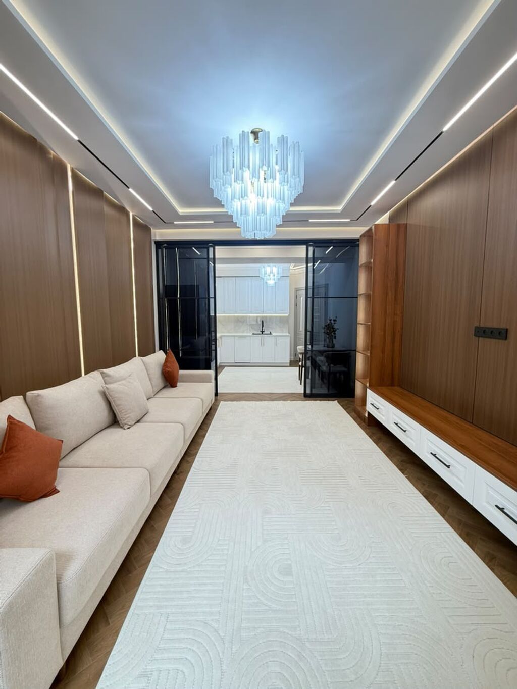 3 комнаты, 89 м², Асанбай мкр Элитка, 6 этаж, Евроремонт: фото 8