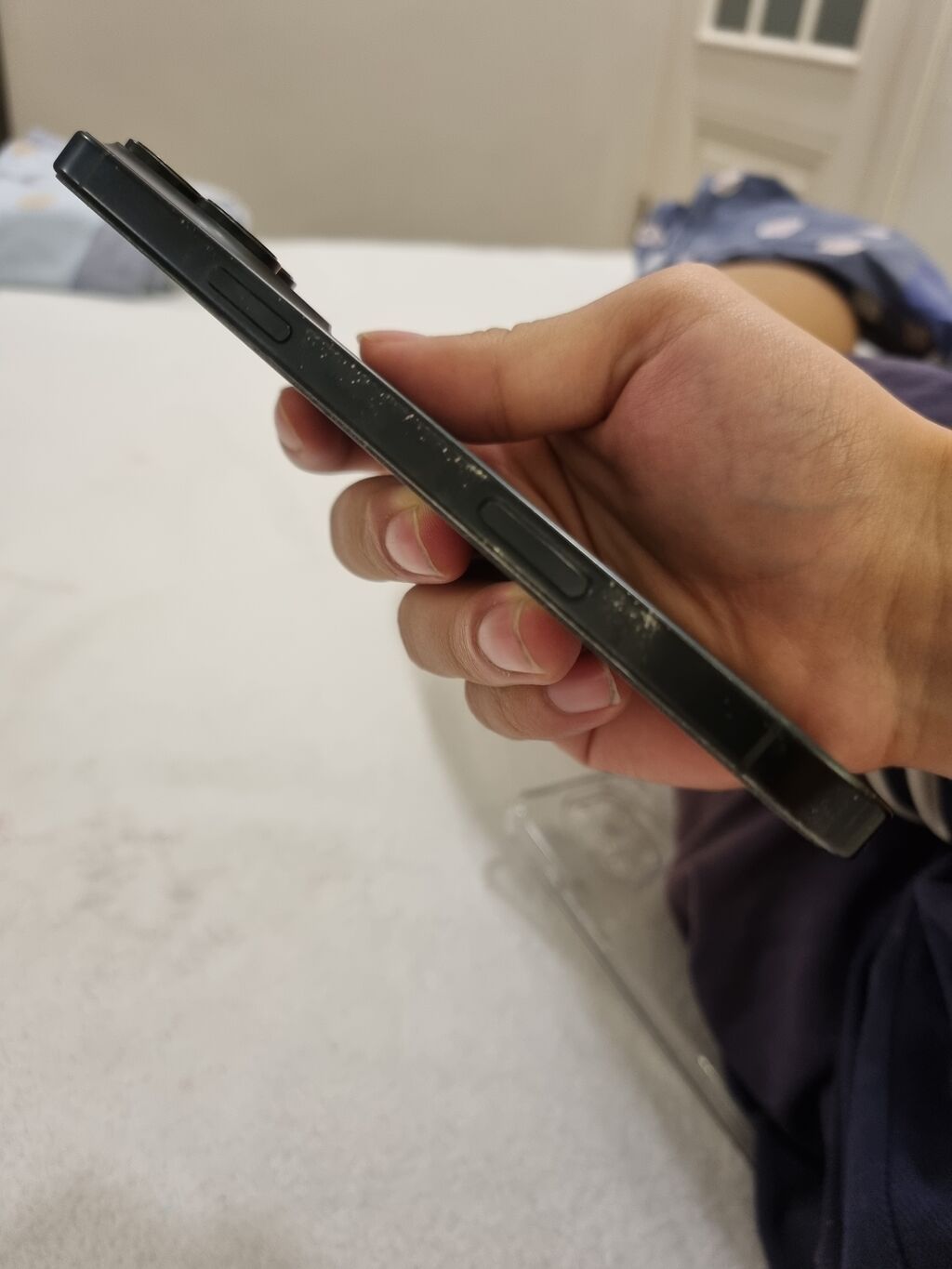 IPhone 16 Pro Max, Б/у, 256 ГБ, Black Titanium, Защитное стекло, Чехол, Кабель, 90 % — фото 6