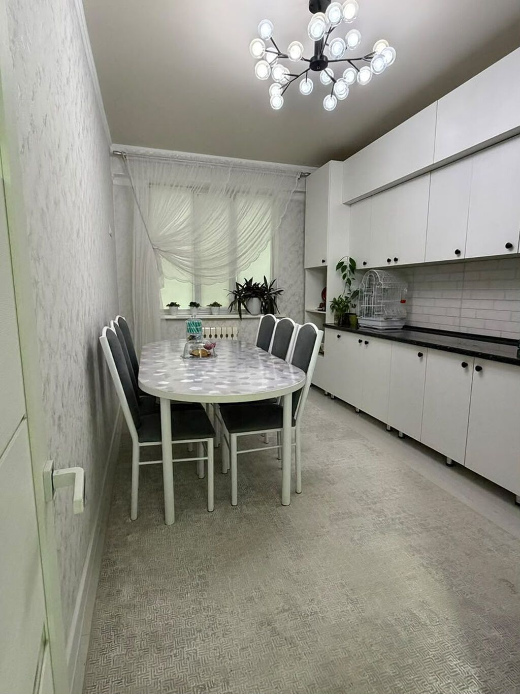 2 комнаты, 59 м², Тунгуч мкр 7 этаж, Евроремонт: фото 7