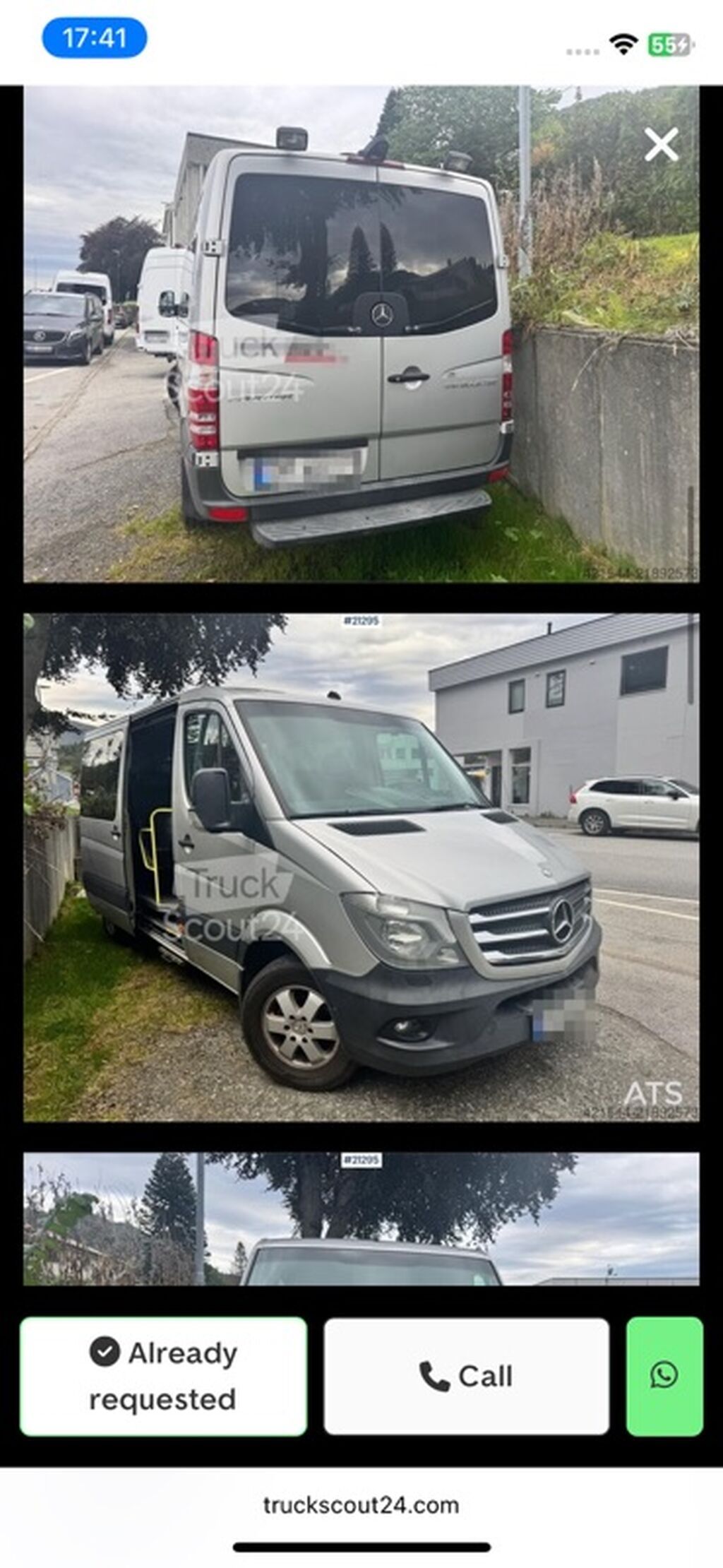 Mercedes-Benz Спринтер: 2014 г., 2.2 л, Автомат, Дизель, Бус: фото 3