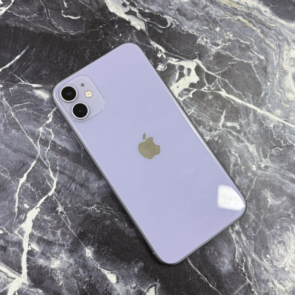 IPhone 11, Б/у, 128 ГБ, Чехол, 100 %: фото 1