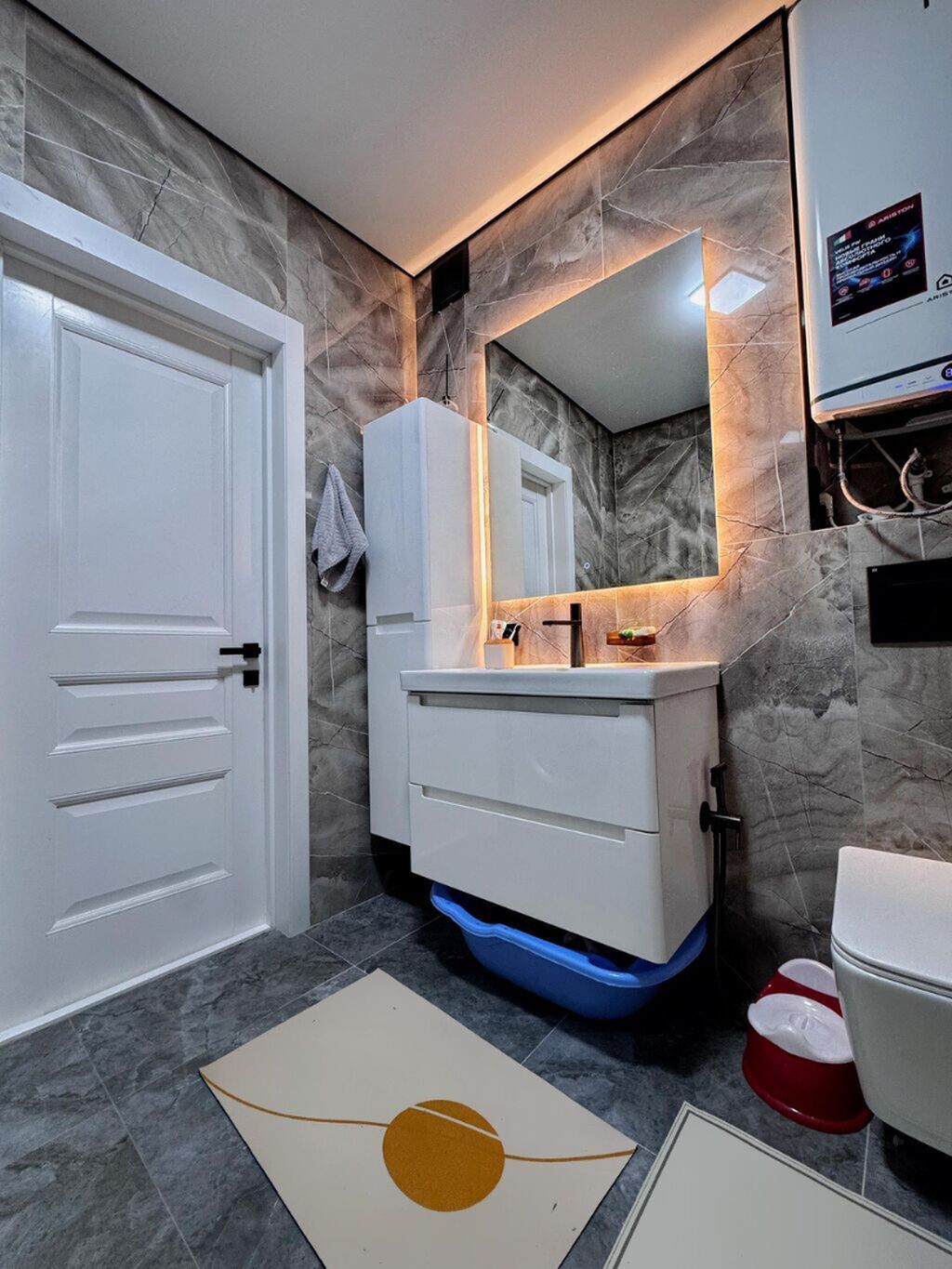 2 комнаты, 71 м², Тунгуч мкр Элитка, 8 этаж, Евроремонт: фото 4