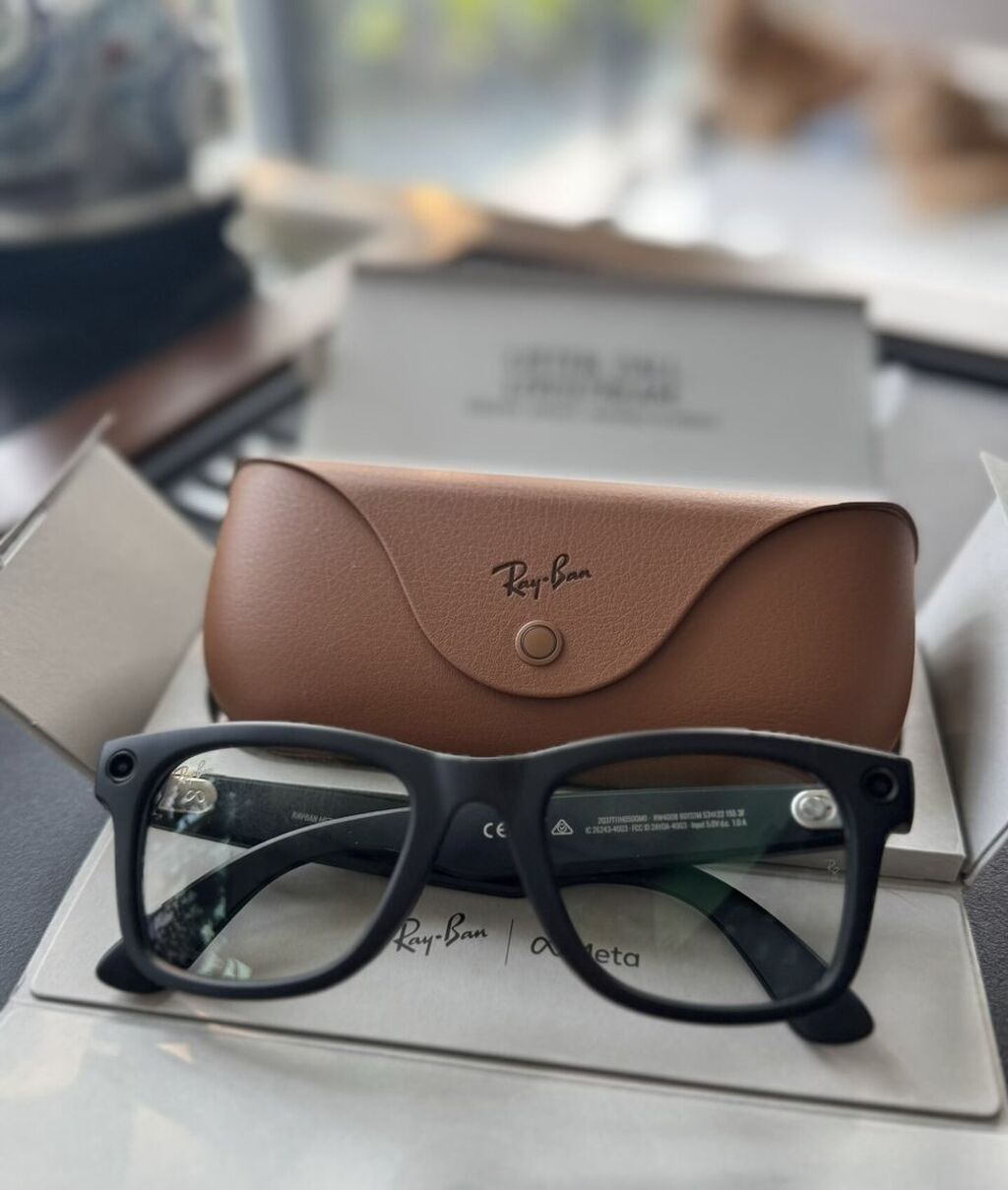 Продаю Ray-Ban Meta Самая дорогая версия, линзы хамелеон (темнеют на: фото 1
