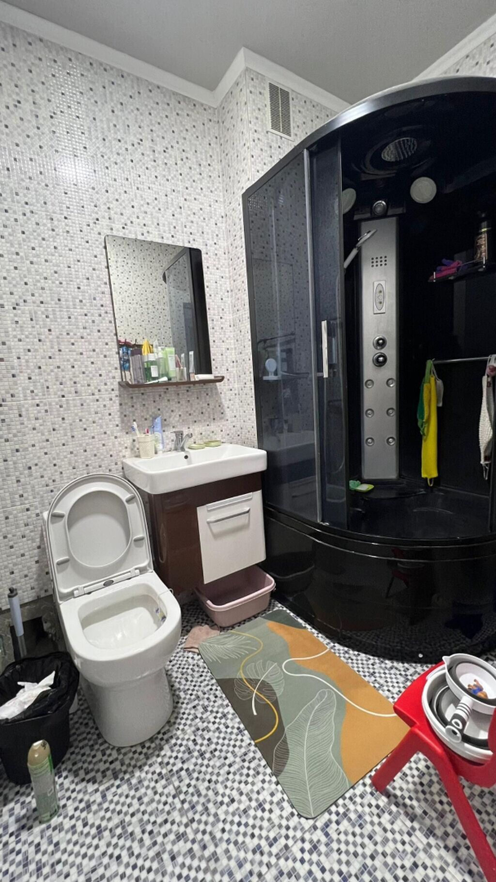 1 комната, 51 м², Кок-Жар ж/м Элитка, 9 этаж, Свежий ремонт: фото 6