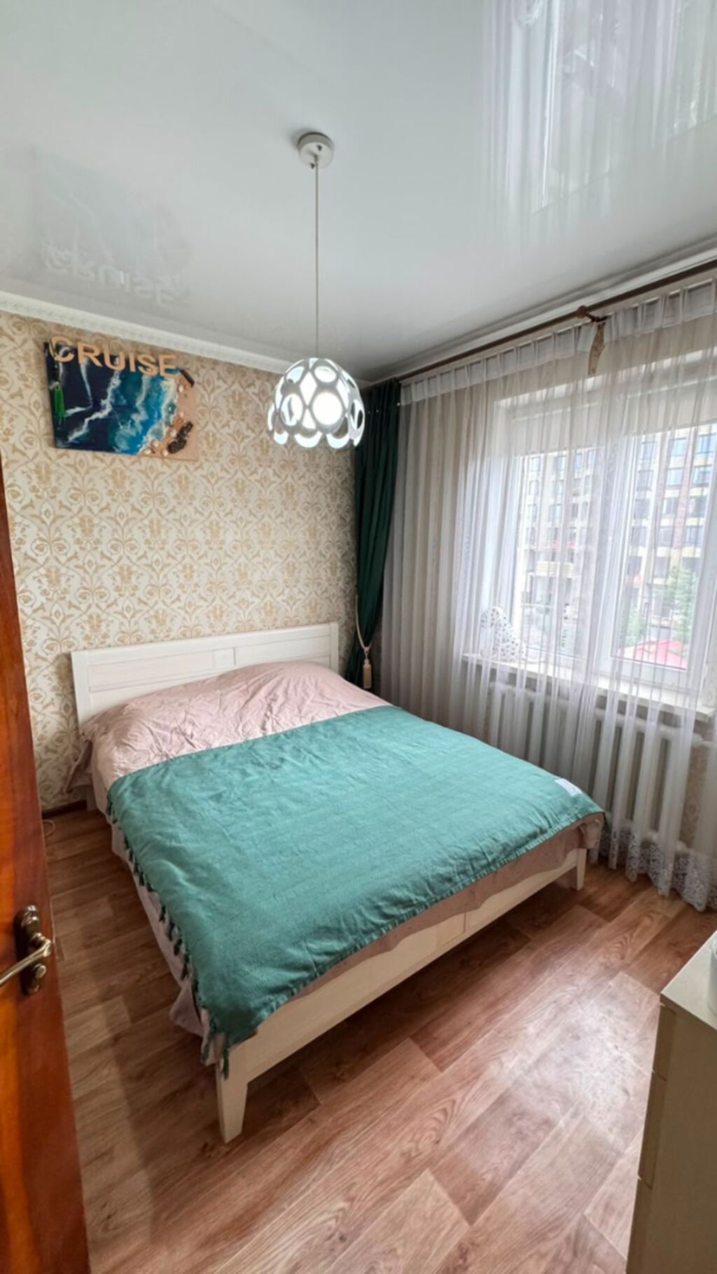 3 комнаты, 64 м², Таш-Рабат ТРЦ 106 серия, 4 этаж, Евроремонт: фото 4