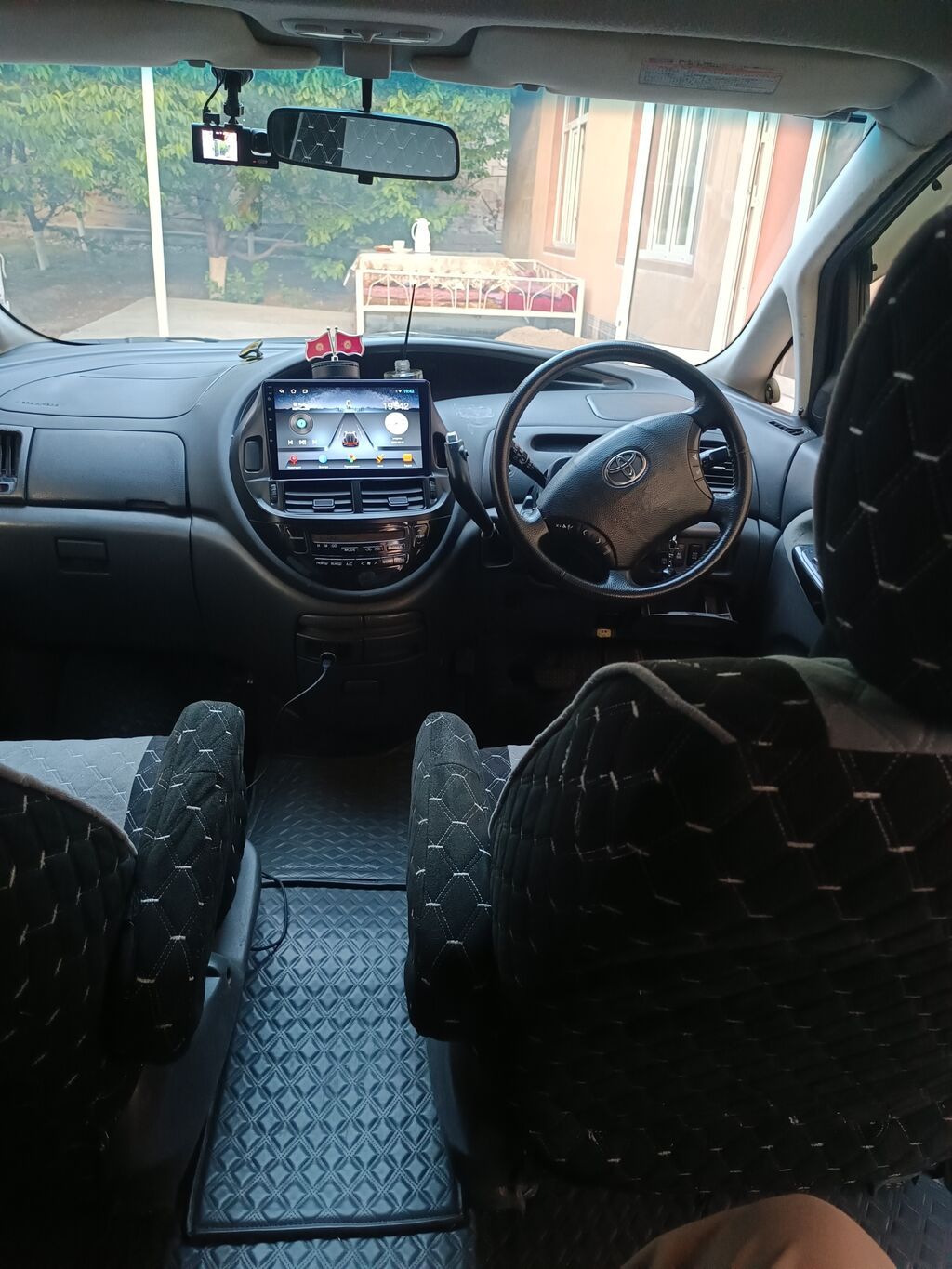 Toyota Estima: 2003 г., 2.4 л, Вариатор, Газ, Минивэн: фото 5