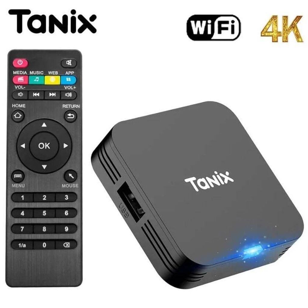 Aksesoari za TV i video: Tanix TX1 Smart tv box za gledanje besplatne kablovske televizije iz