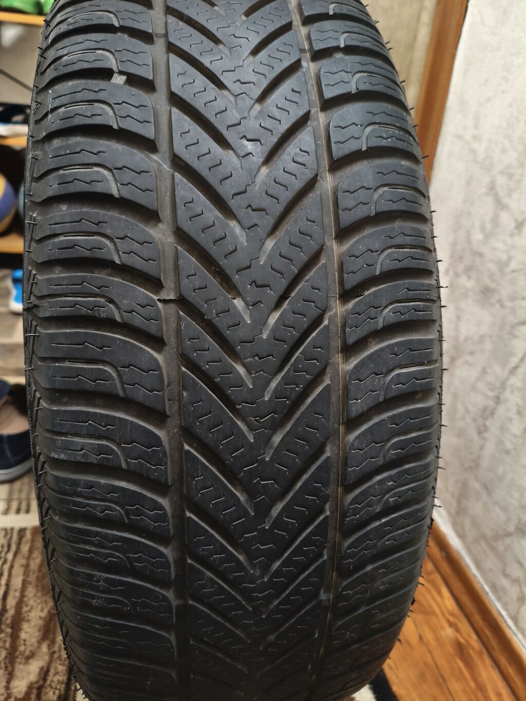 Колеса в сборе 205 / 60 / R 16, Лето, Б/у, 1 шт, Легковые, Железные: фото 1