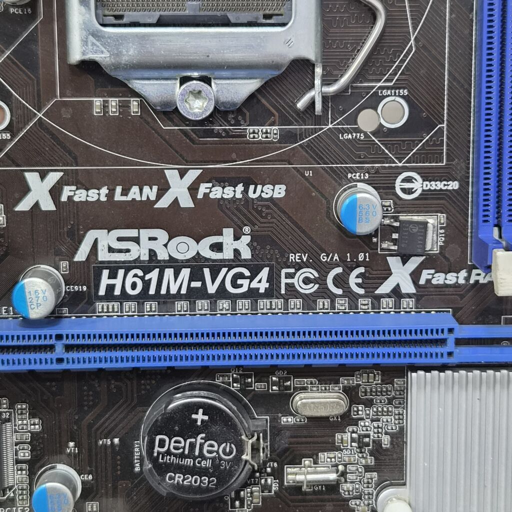 Материнская плата ASRock H61 LGA1155: фото 3