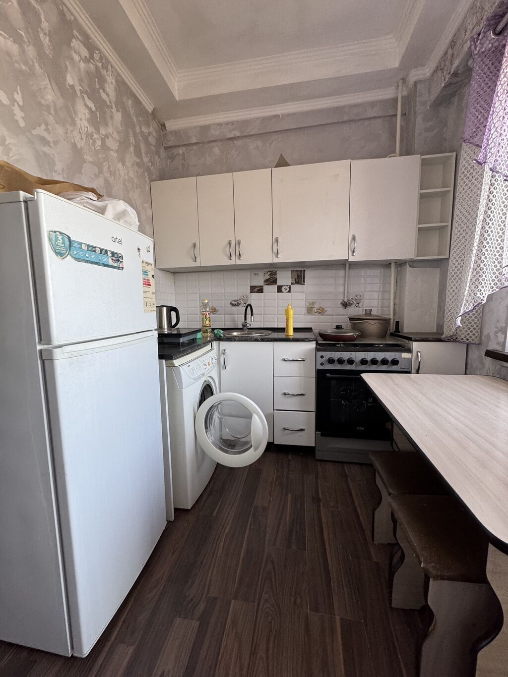 1 комната, 35 м², Кок-Жар мкр Индивидуалка, 8 этаж, Старый ремонт: фото 1