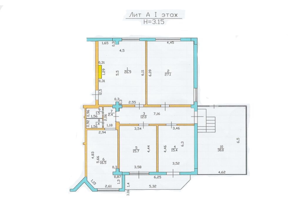 Продажа офисов 148 м², С ремонтом, Без мебели, Многоэтажное здание, 1 этаж — фото 2