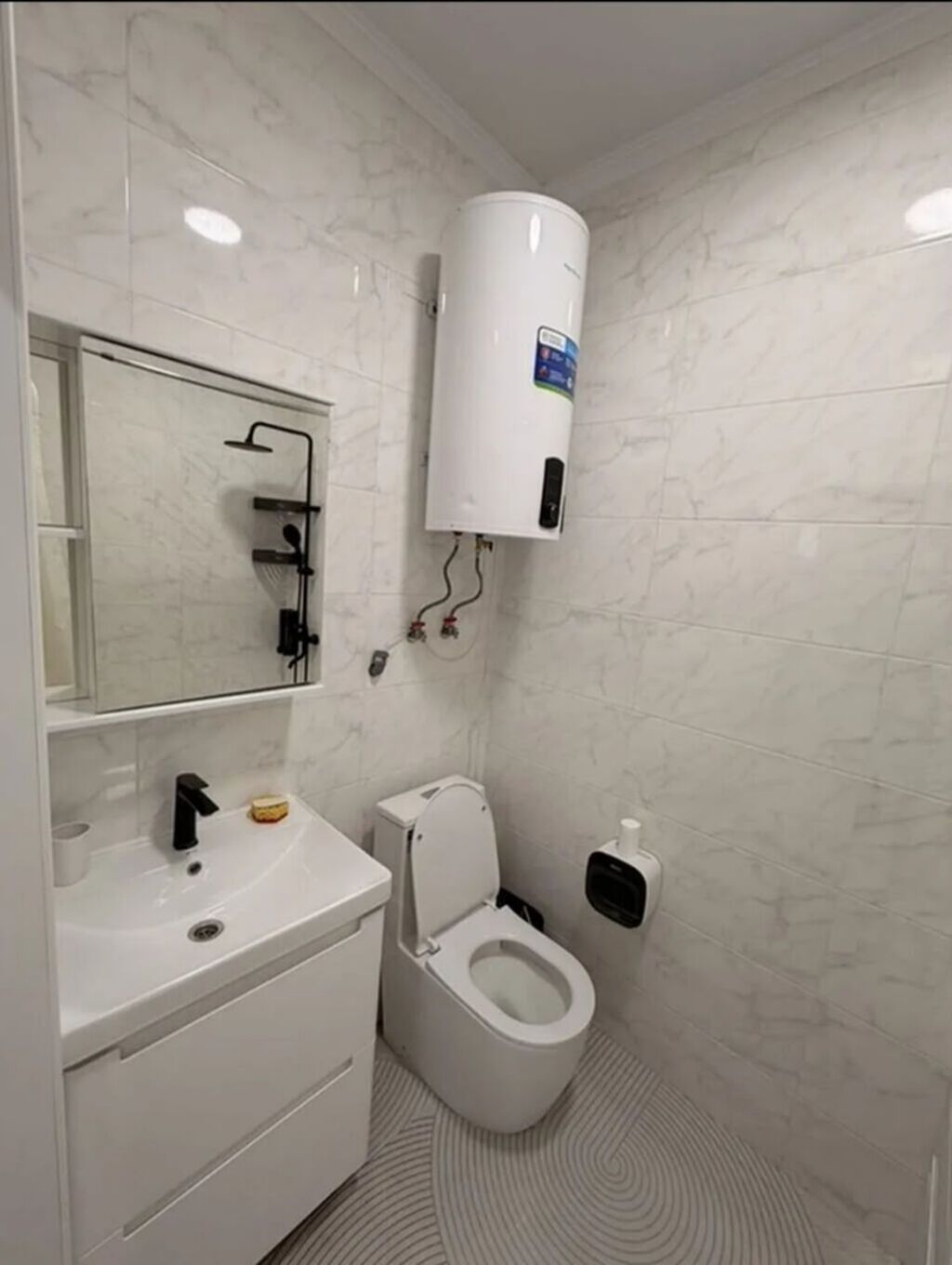 2 комнаты, 63 м², Джал мкр (в т.ч. Верхний, Нижний, Средний) Элитка, 5 этаж, Дизайнерский ремонт: фото 4