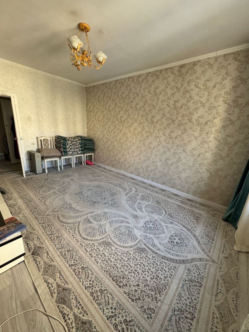 2 комнаты, 52 м², Джал мкр (в т.ч. Верхний, Нижний, Средний) 106 серия, 5 этаж, Евроремонт: фото 2
