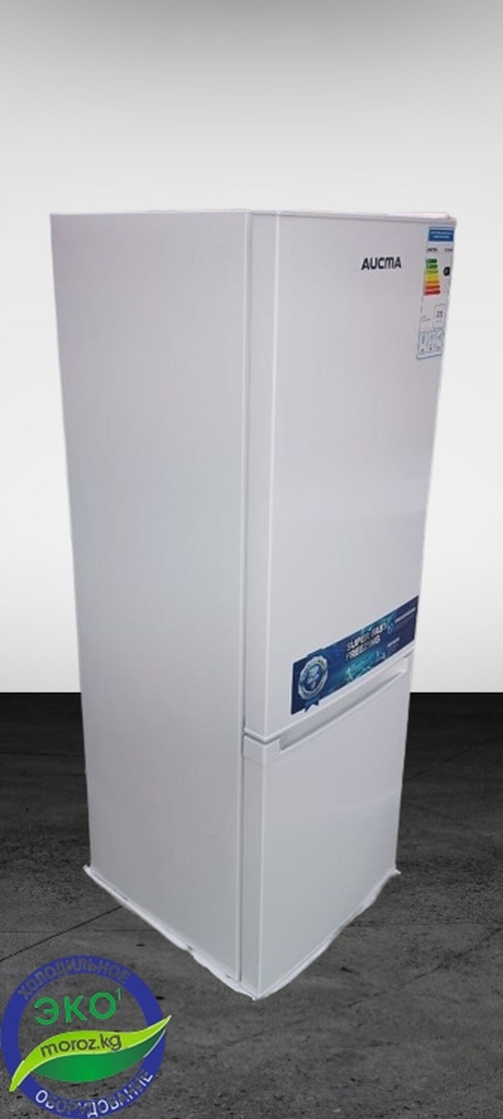 AUCMA BCD-240W — компактный двухкамерный холодильник с нижней: фото 5