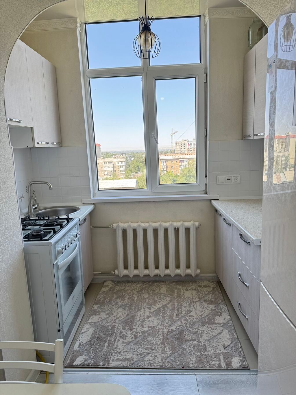 Сдается 2-ком квартира в районе Аламедин-1. Дом 9 из 7. С ремонтом: фото 4