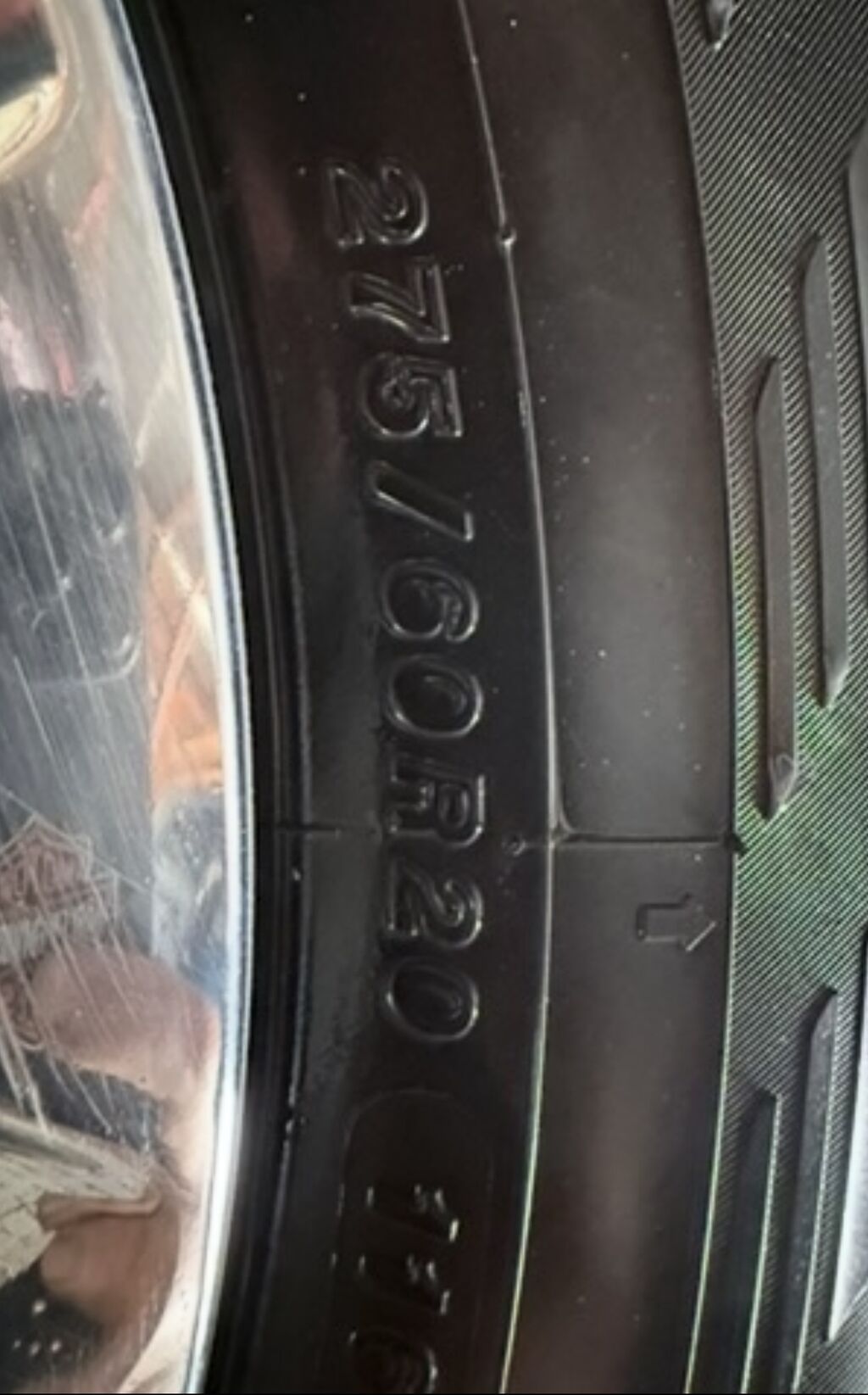 Колеса в сборе 275 / 60 / R 20, Зима, Б/у, Комплект, Внедорожные (АТ/МТ), Литые, отверстий - 5: фото 5