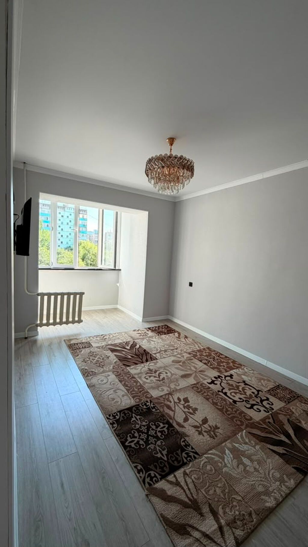 1 комната, 33 м², Аламедин-1 мкр Индивидуалка, 4 этаж, Свежий ремонт: фото 2