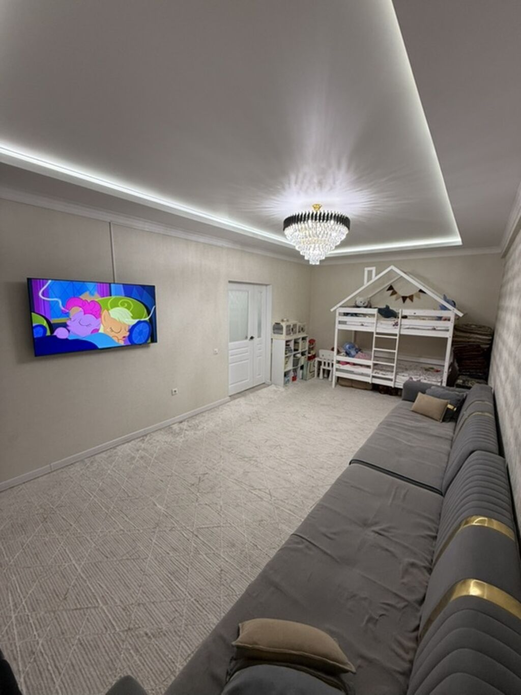 2 комнаты, 65 м², Тунгуч мкр 7 этаж, Евроремонт: фото 6