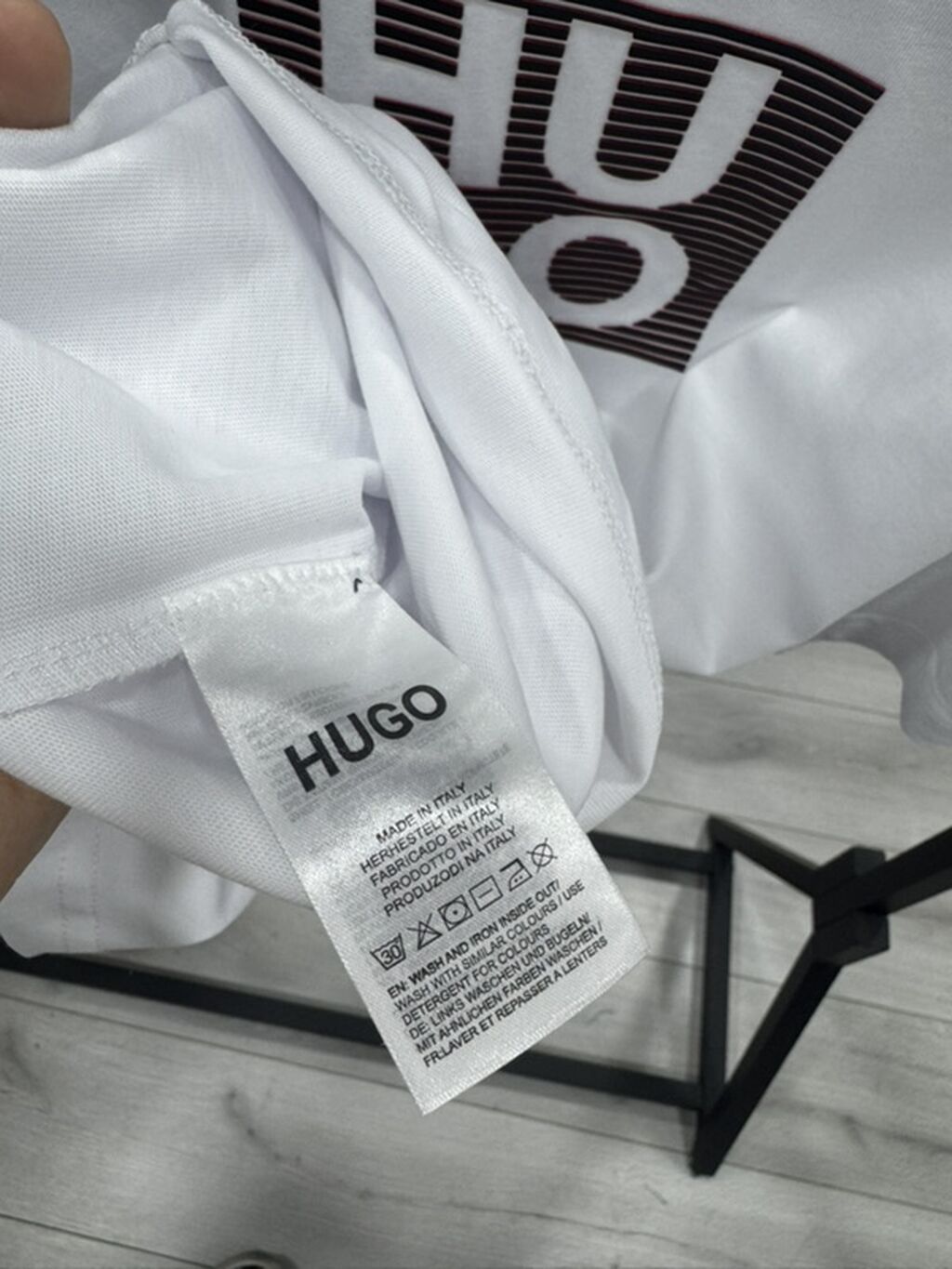 Мужская футболка, S, L, 2XL, Hugo Boss, Новый, цвет - Белый, Самовывоз: фото 5