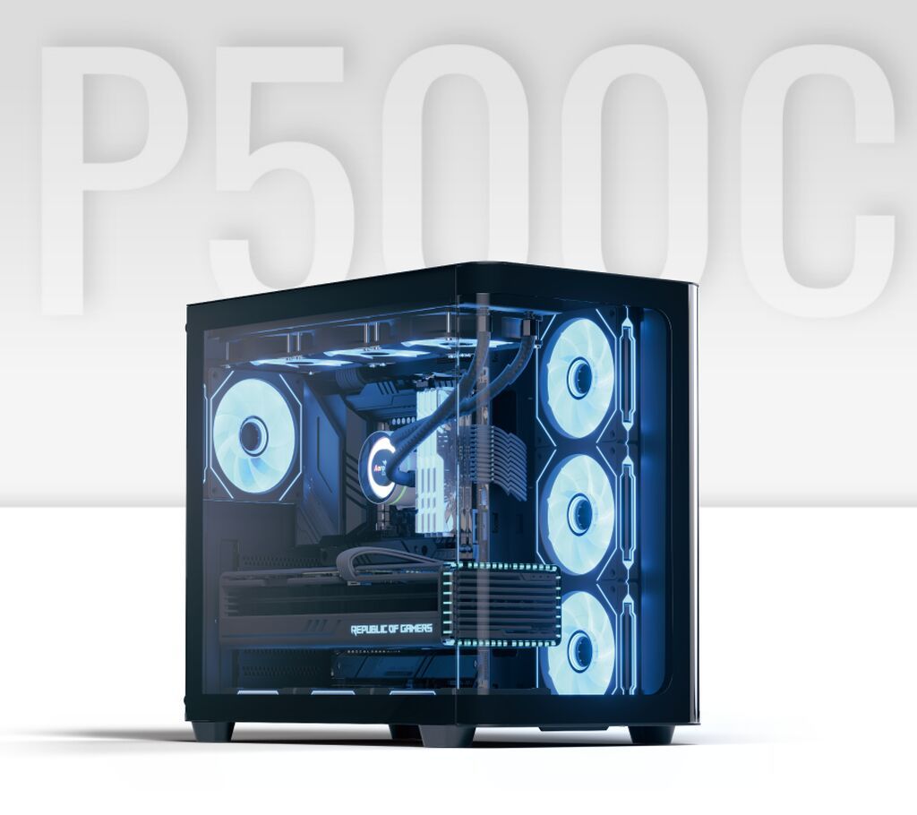 Корпус ПК, Новый, AeroCool, ATX, цвет - Черный: фото 4