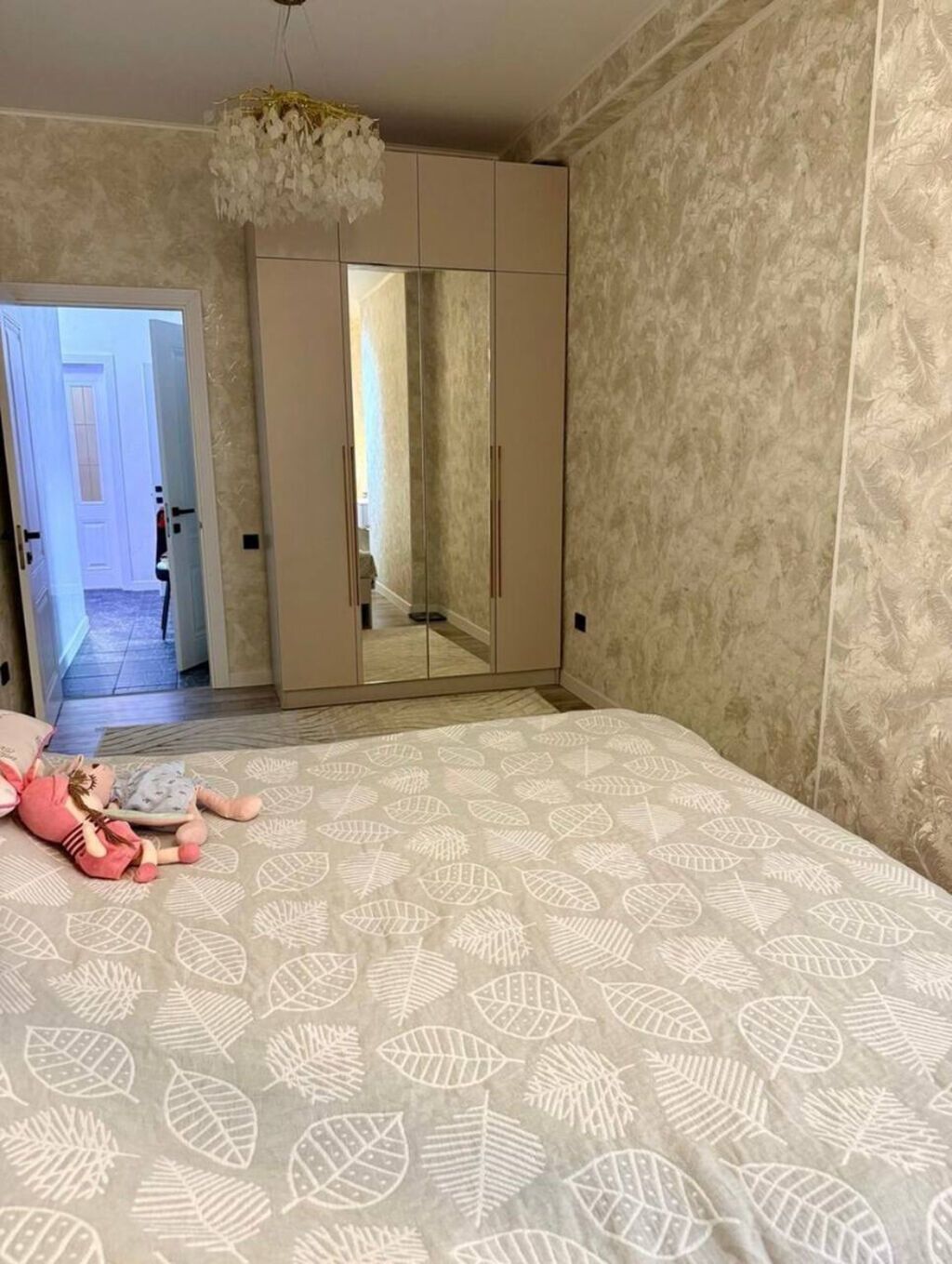 2 комнаты, 68 м², Аламедин-1 мкр Элитка, 10 этаж, Дизайнерский ремонт: фото 3