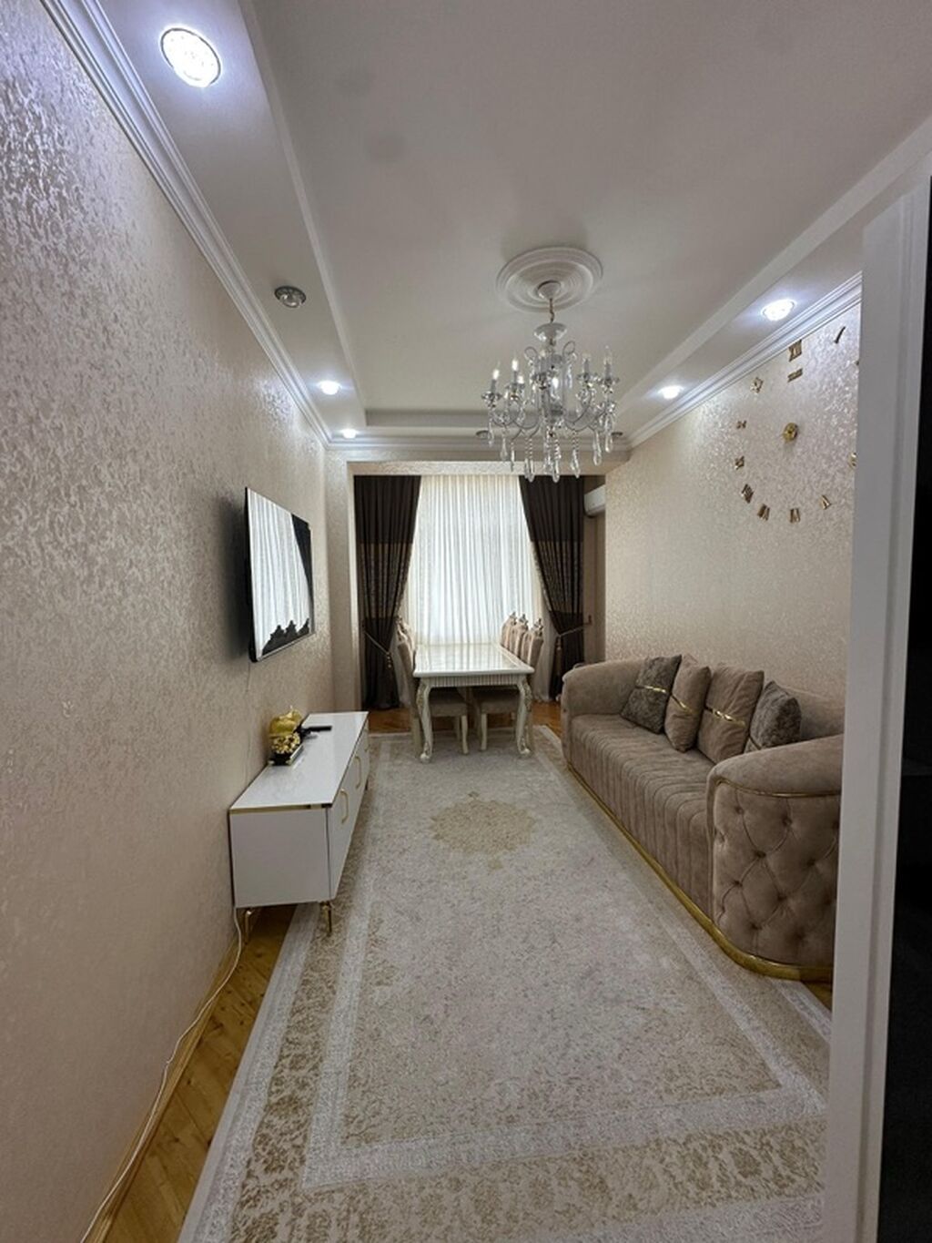 3 otaqlı, Yeni tikili, 72 kv. m