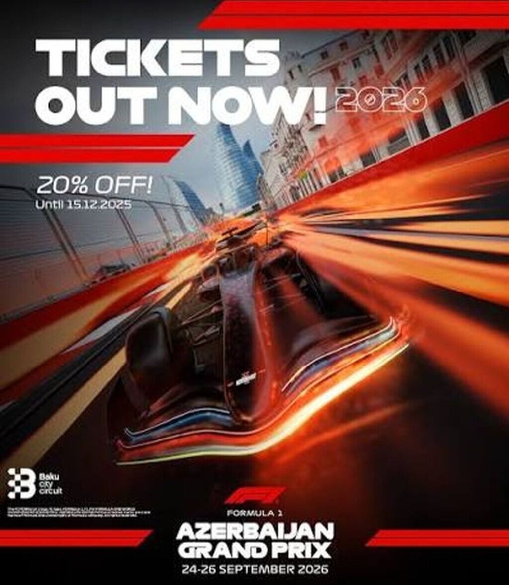 Biletlər
150 fan zona 2 ədəd var
qız qalsı oturacaq var