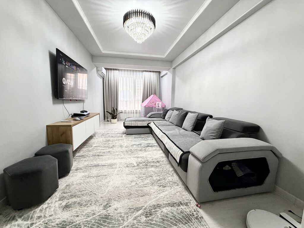 3 комнаты, 78 м², Ала-Арча ТРЦ Элитка, 11 этаж, Евроремонт: фото 4